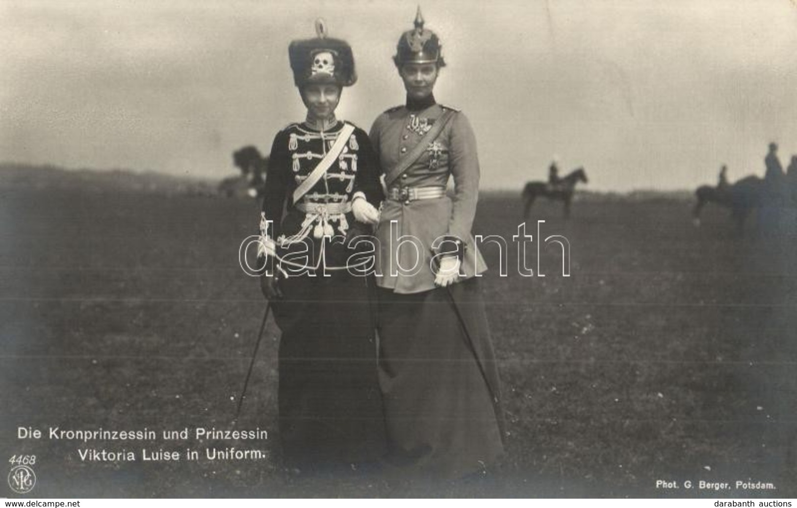 ** T1/T2 Die Kronprinzessin Und Prinzessin Viktoria Luise In Uniform / Duchess Cecilie Of Mecklenburg-Schwerin (the Last - Sin Clasificación