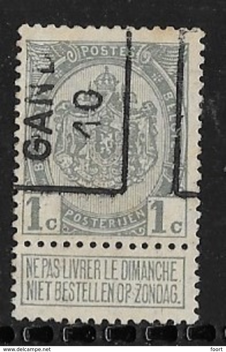 Gent 1910  Nr. 1447A - Roller Precancels 1910-19