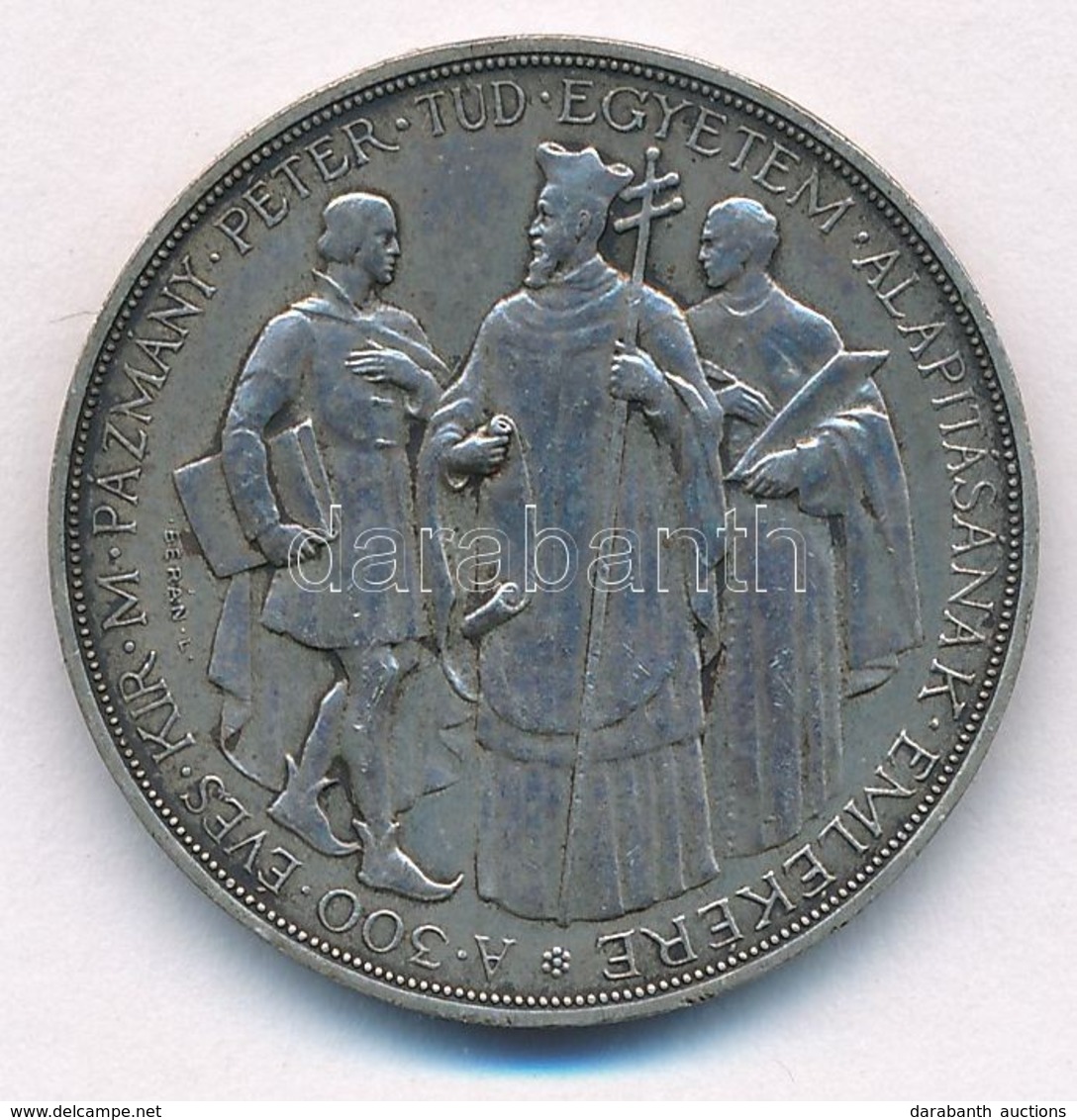 1935. 2P Ag 'Pázmány' T:1-,2 Patina
Adamo P7 - Sin Clasificación