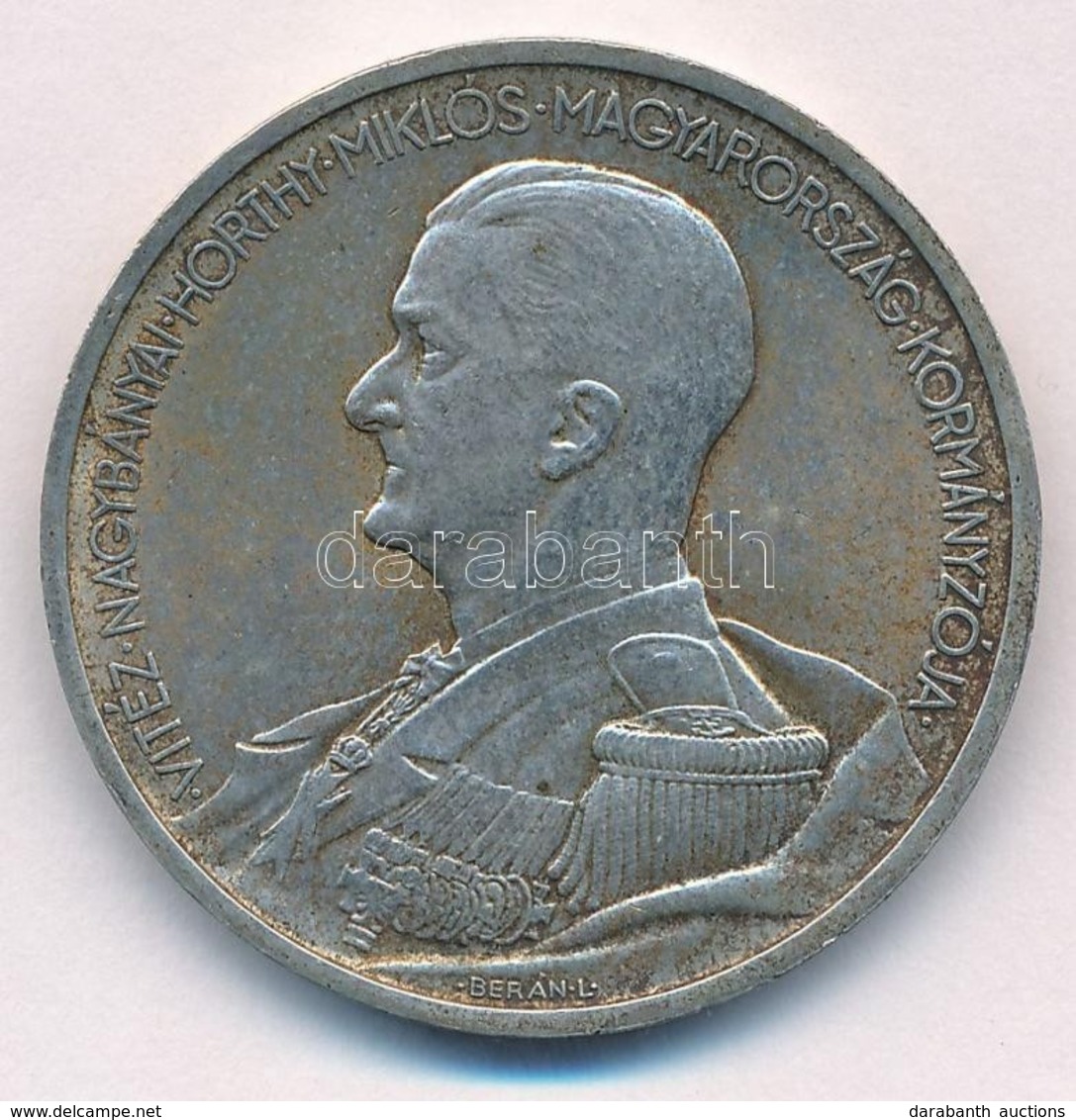 1939. 5P Ag 'Horthy Balra' T:1-,2 Kis Patina Adamo P8.2 - Sin Clasificación