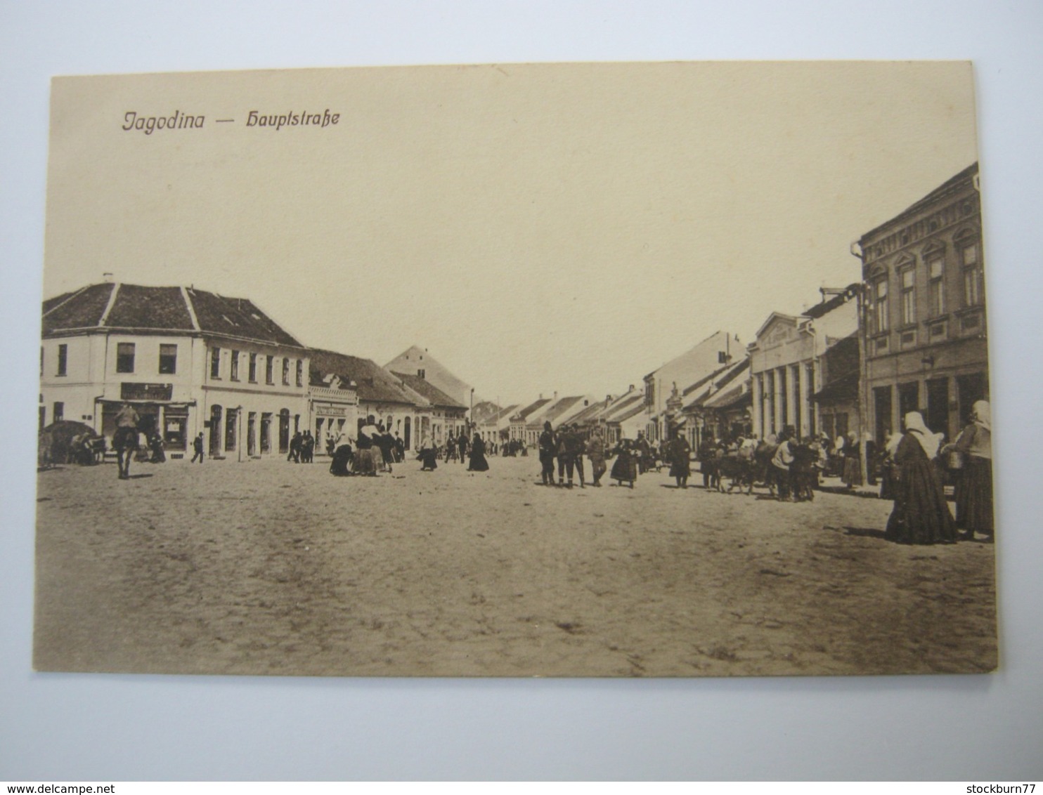 Jagodina , Karte Um 1915 - Serbia