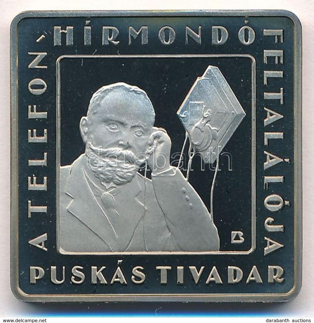 2008. 1000Ft Cu-Ni 'Telefonhírmondó - Puskás Tivadar' T:PP 
Adamo EM216 - Unclassified