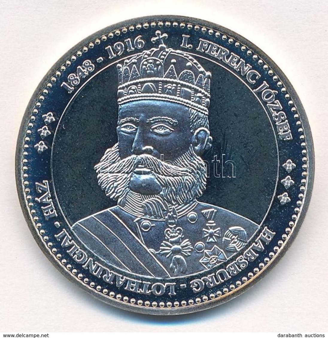 DN 'Magyarország Keresztény Királyai / I. Ferenc József 1848-1916' Ag Emlékérem (20,25g/0.333/39mm) T:PP Kis Patina - Ohne Zuordnung