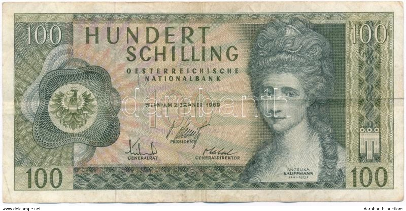 Ausztria 1969. 100Sch T:III
Austria 1969. 100 Schilling C:F - Ohne Zuordnung