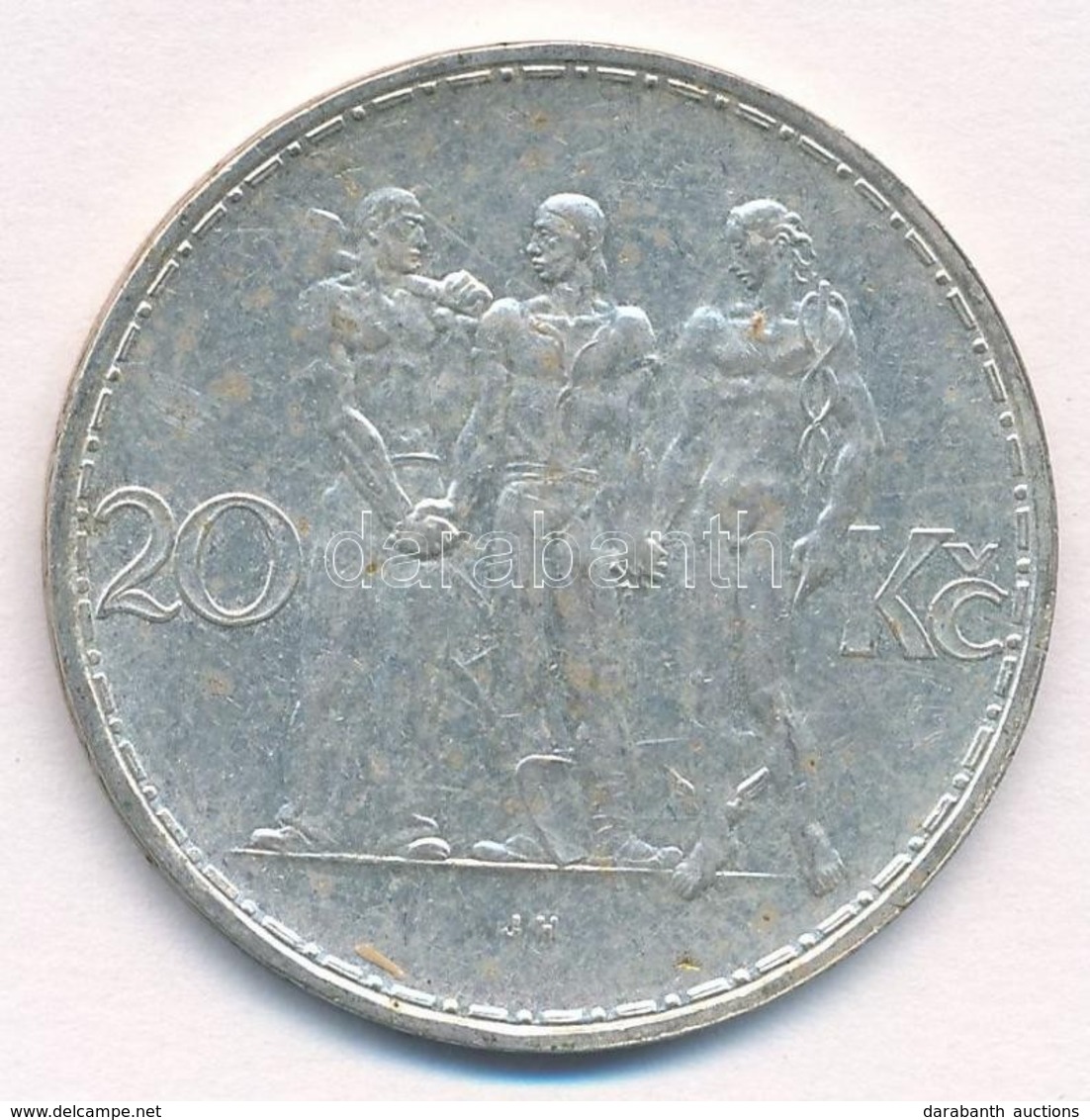 Csehszlovákia 1933. 20K Ag 'Ipar, Mezőgazdaság, üzlet' T:1, 1- Kis Patina
Czechoslovakia 1933. 20 Korun Ag 'Industry, Ag - Ohne Zuordnung