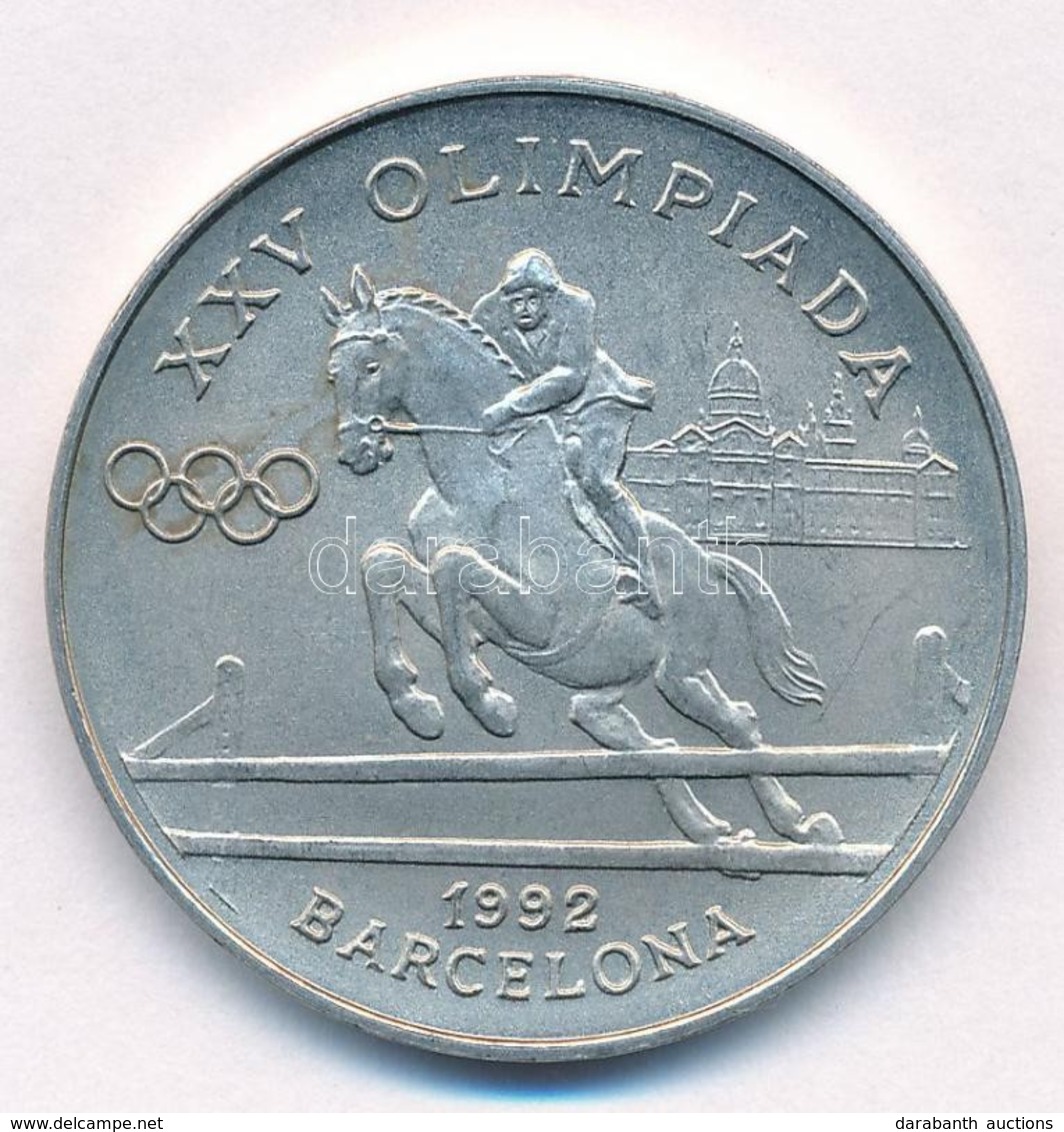 1992. 'Nyári Olimpia - Barcelona / Téli Olimpia - Albertville' Fém Emlékérem (32mm) T:2
1992. 'Summer Olympics Games - B - Unclassified