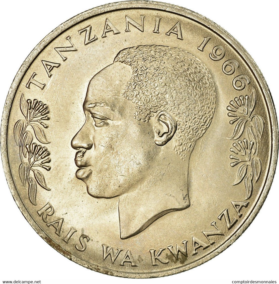 Monnaie, Tanzania, Shilingi, 1966, SUP, Copper-nickel, KM:4 - Tanzanie