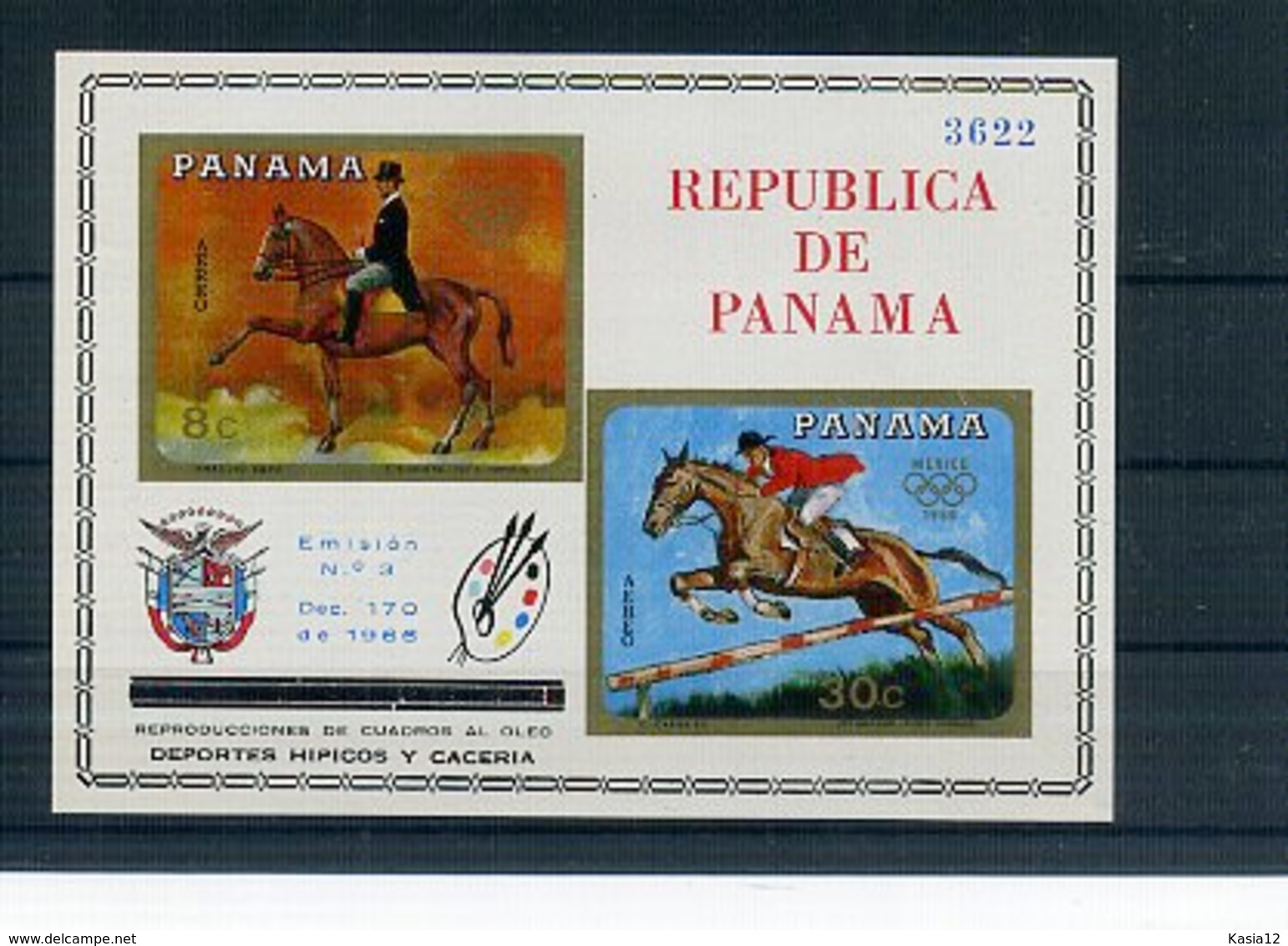 A33079)Olympia 68: Panama Bl 101** - Sommer 1968: Mexico