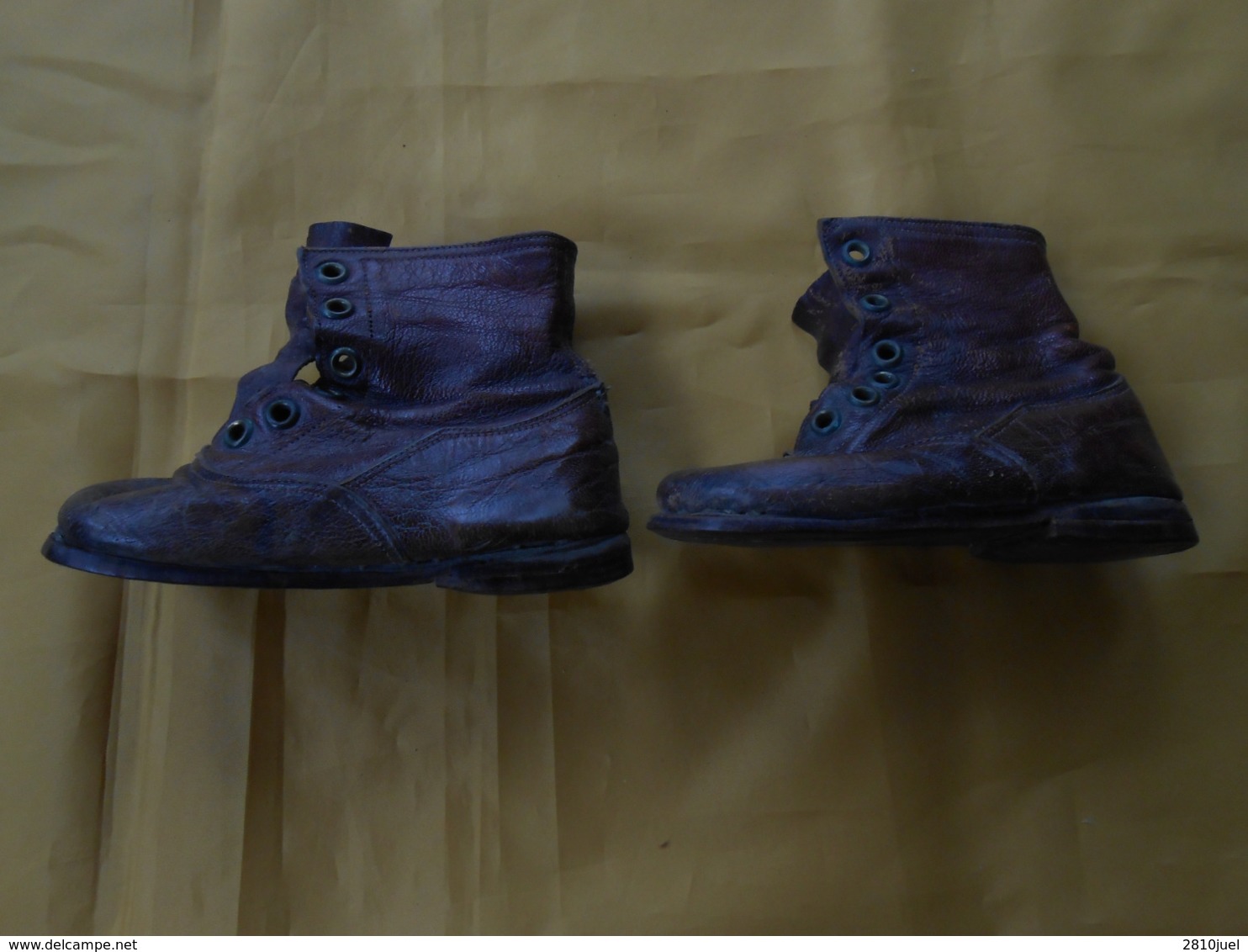 Chaussures Anciennes Bottines Cuir - Schuhe