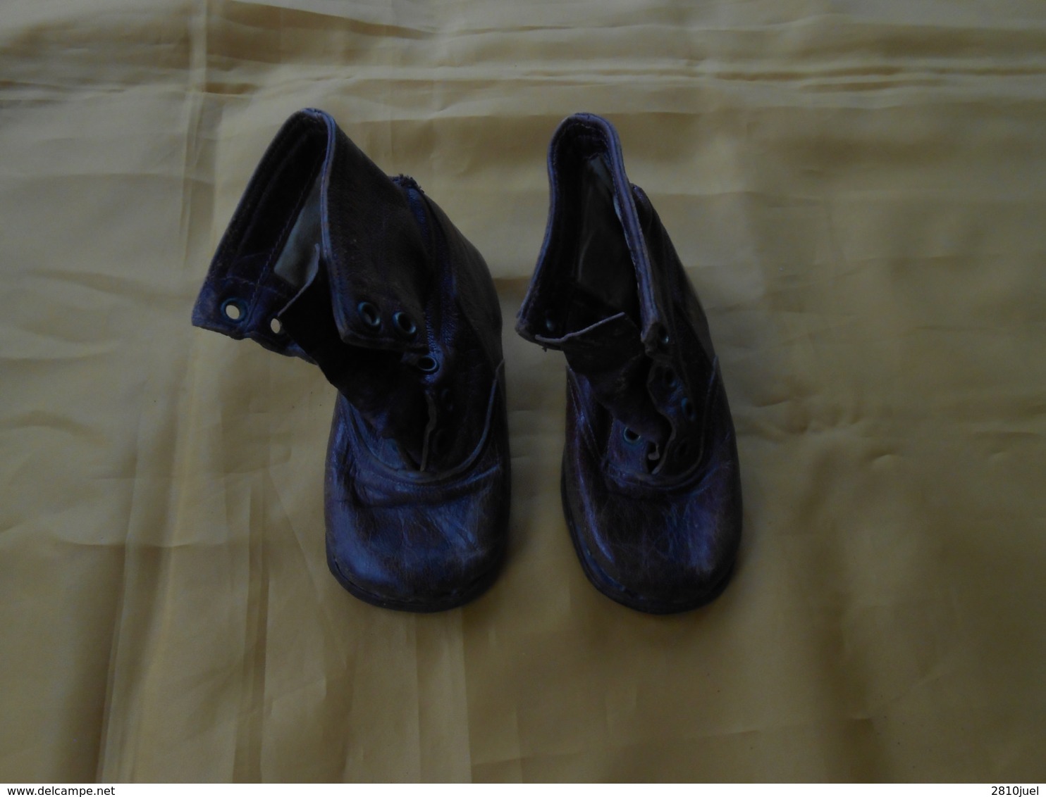 Chaussures Anciennes Bottines Cuir - Scarpe