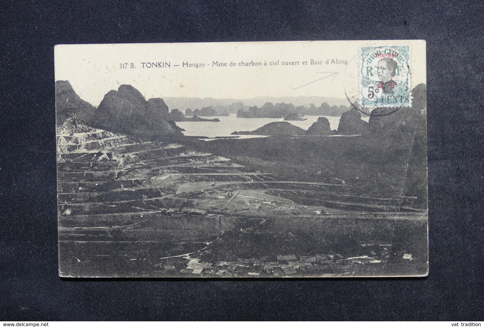 HOÏ -HAO - Affranchissement Plaisant Sur Carte Postale De Hongay En 1923 Pour La France - L 46810 - Brieven En Documenten