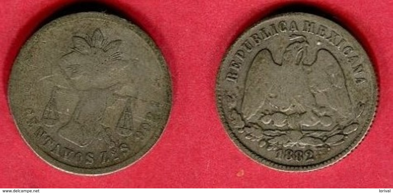 25 CENTAVOS 1879 S (KM 406/9) B/ TB  6 - Mexico