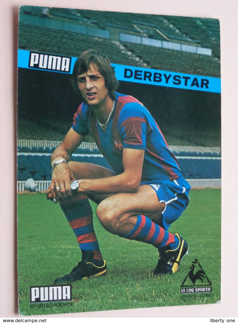 JOHAN CRUYFF > SCHOENEN " PUMA " / Copyright : Cor Du Buy Sport Bv Baarn ( Zie / Voir Foto > Kreuk Achteraan ) ! - Football