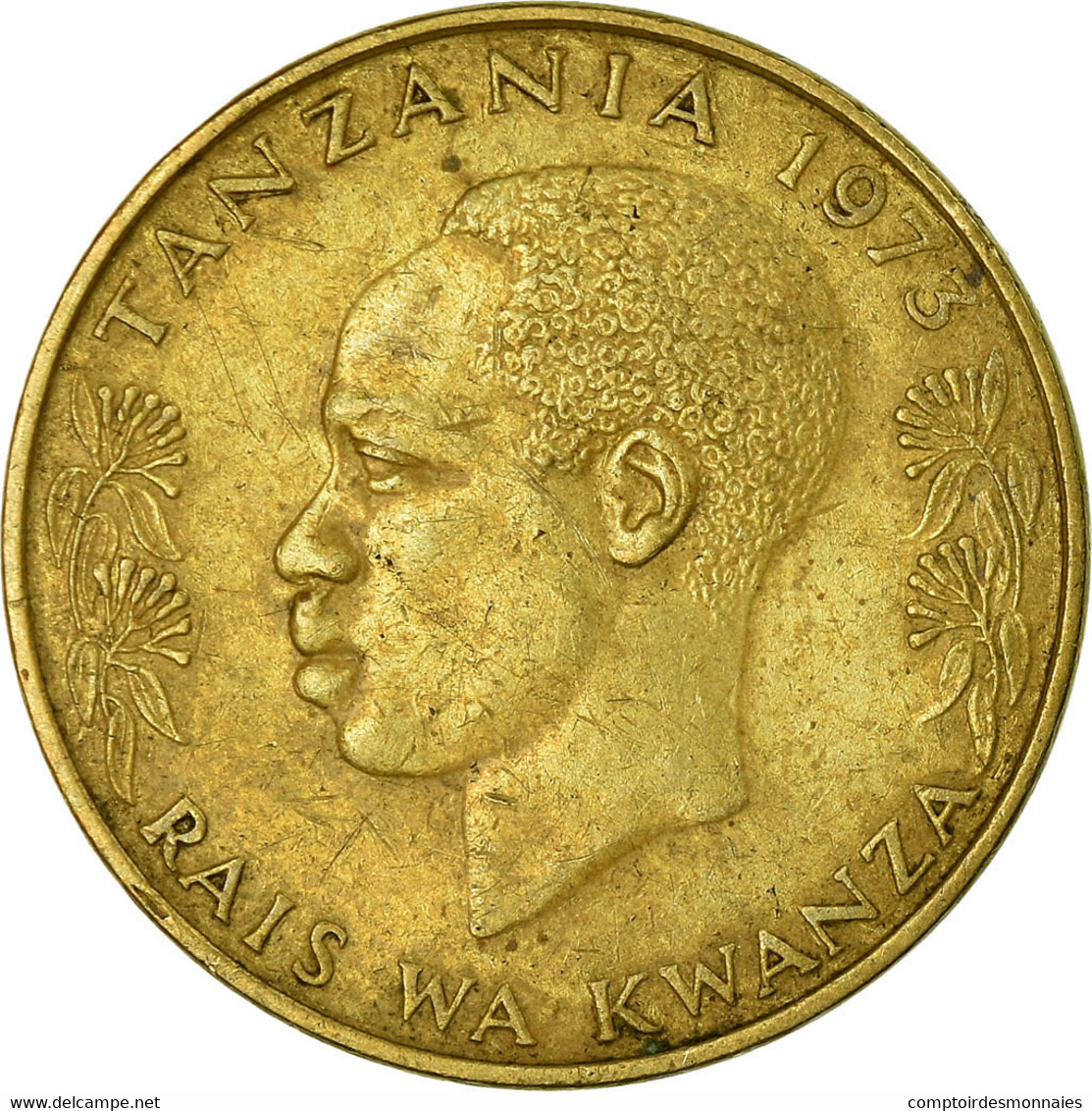 Monnaie, Tanzania, 20 Senti, 1973, TTB, Nickel-brass, KM:2 - Tanzania