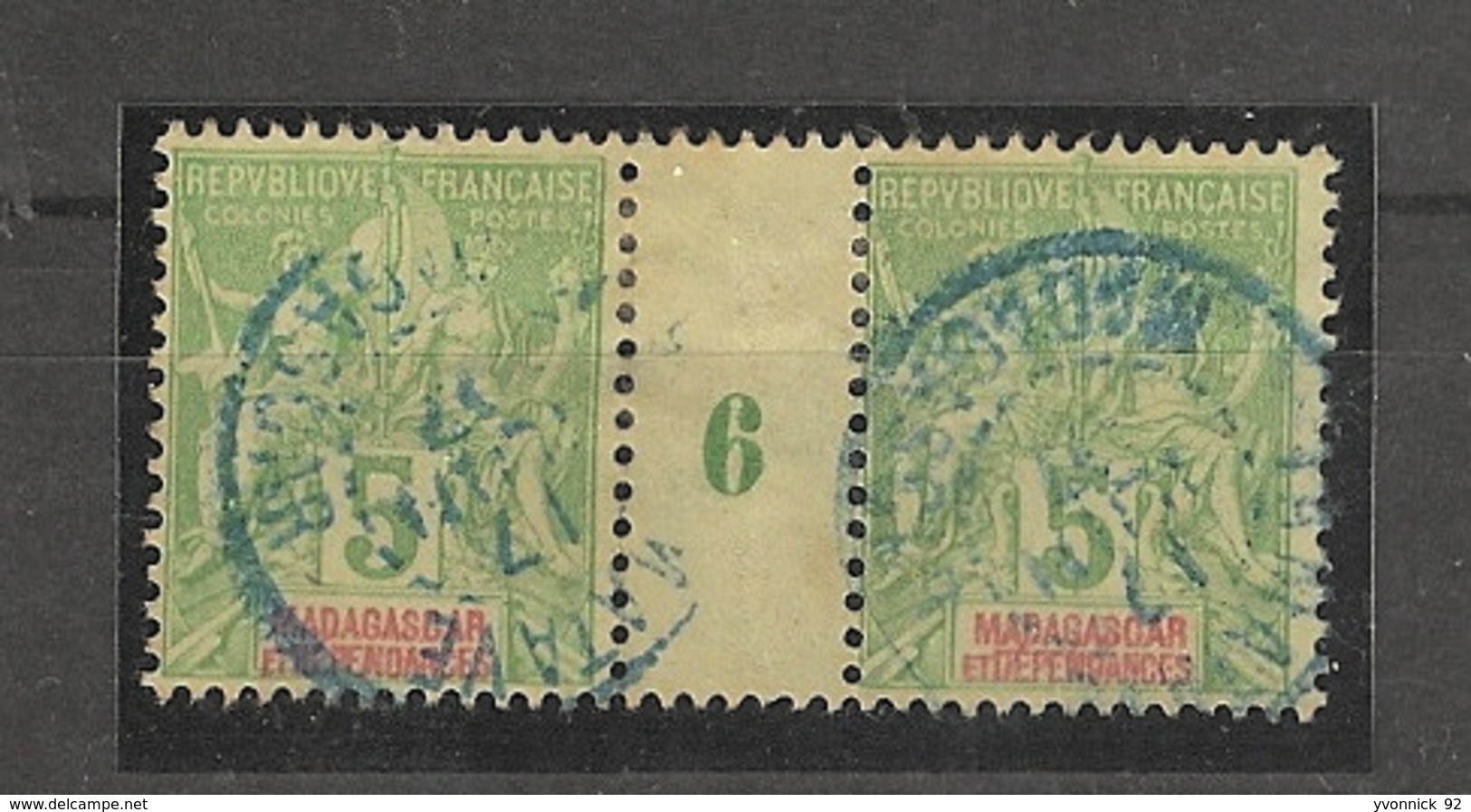 Madagascar_  Millésimes  (1906) N° 43 Oblitéré - Oblitérés