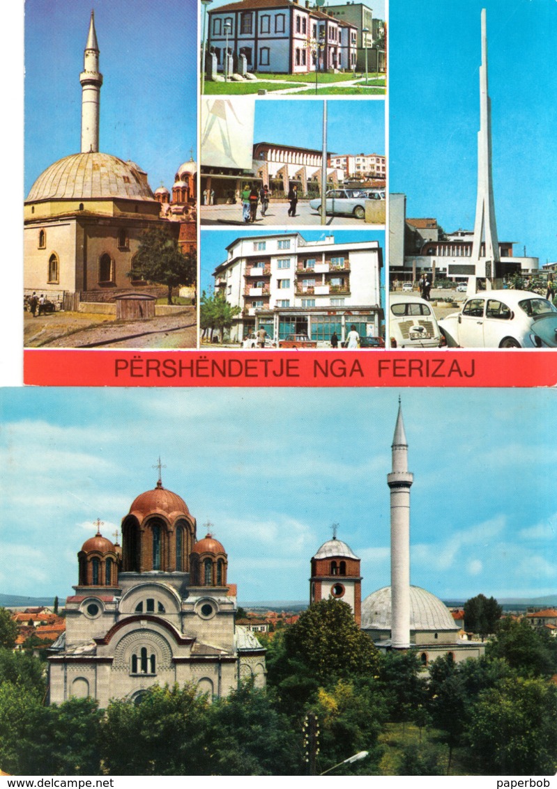 UROSEVAC , FERIZAJ - MOSQUE,ORTODOX CHURCH - Kosovo