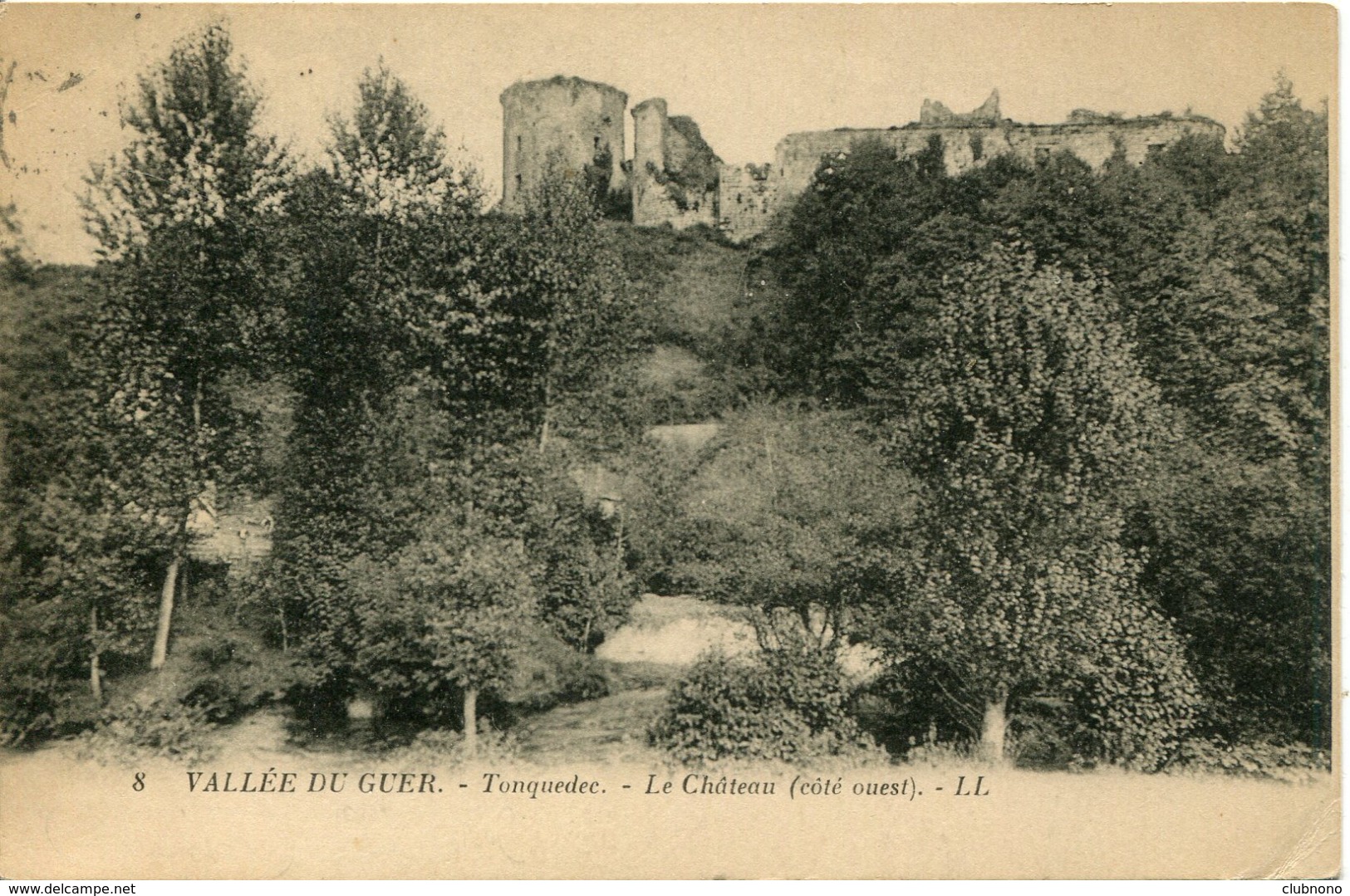 CPA -  VALLEE DU GUER - TONQUEDEC - LE CHATEAU - Autres & Non Classés