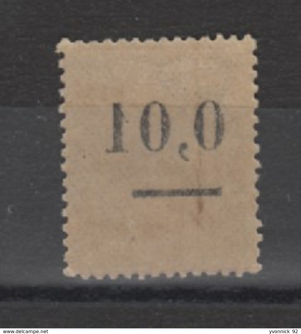 Madagascar_  (1902) Chiffres Imprimés Au Dos N° 51 A Neuf - Sonstige & Ohne Zuordnung