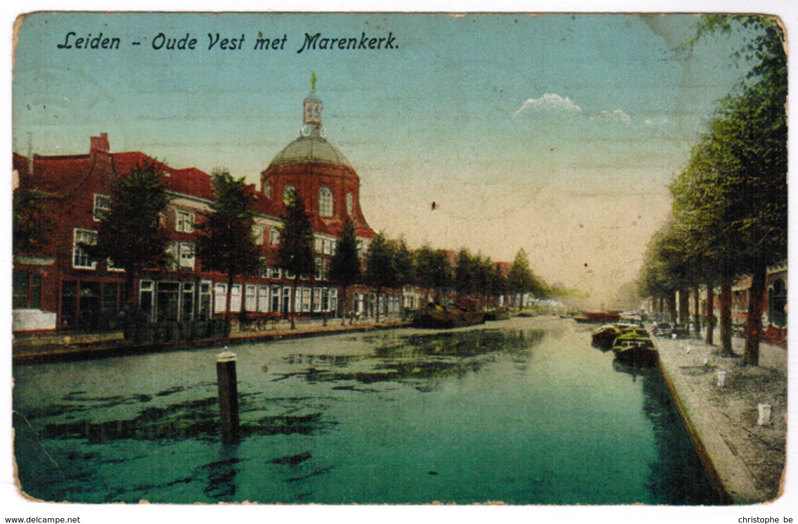 Leiden, Oude Vest Met Marenkerk (pk63218) - Leiden