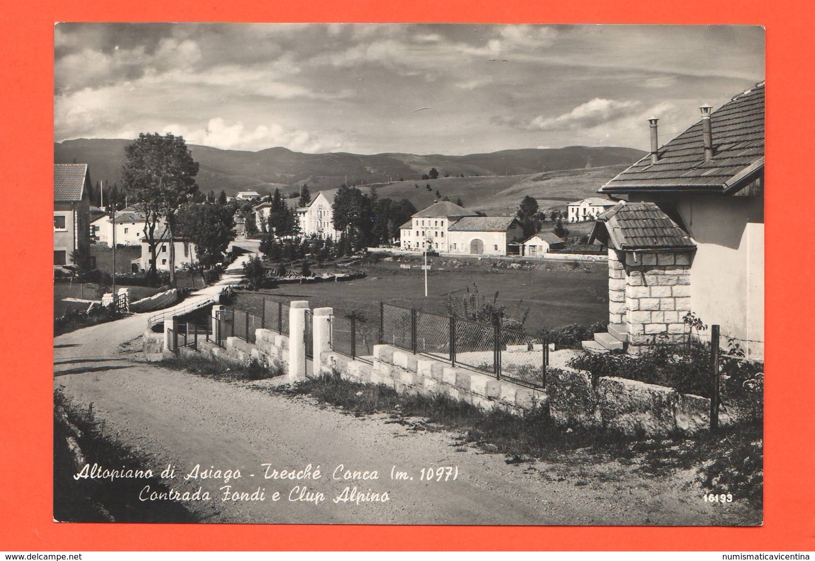 Trescè Conca Contrada Fondi Asiago Cpa 1961 - Vicenza