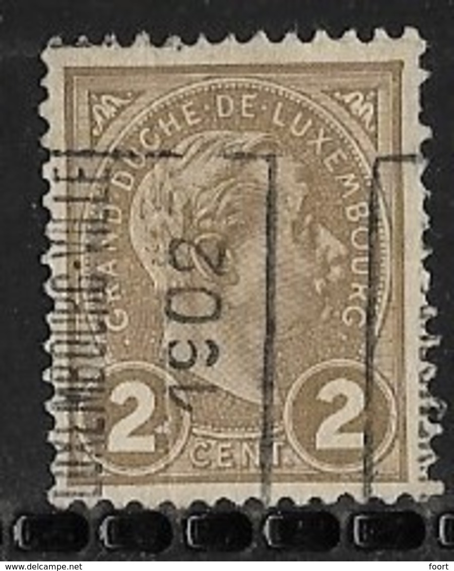 Luxembourg 1902 Nr. 8A - Prematasellados