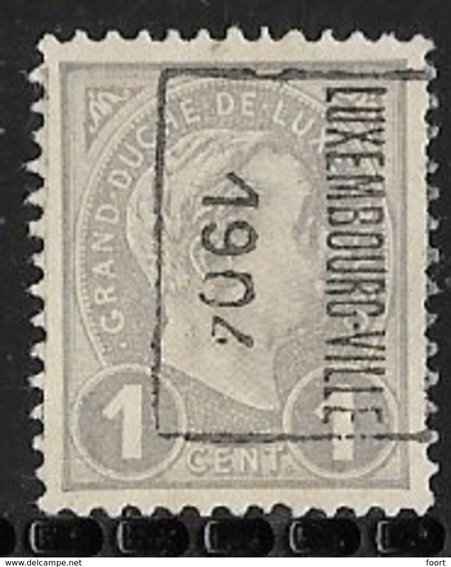 Luxembourg 1904 Nr. 17B - Prematasellados