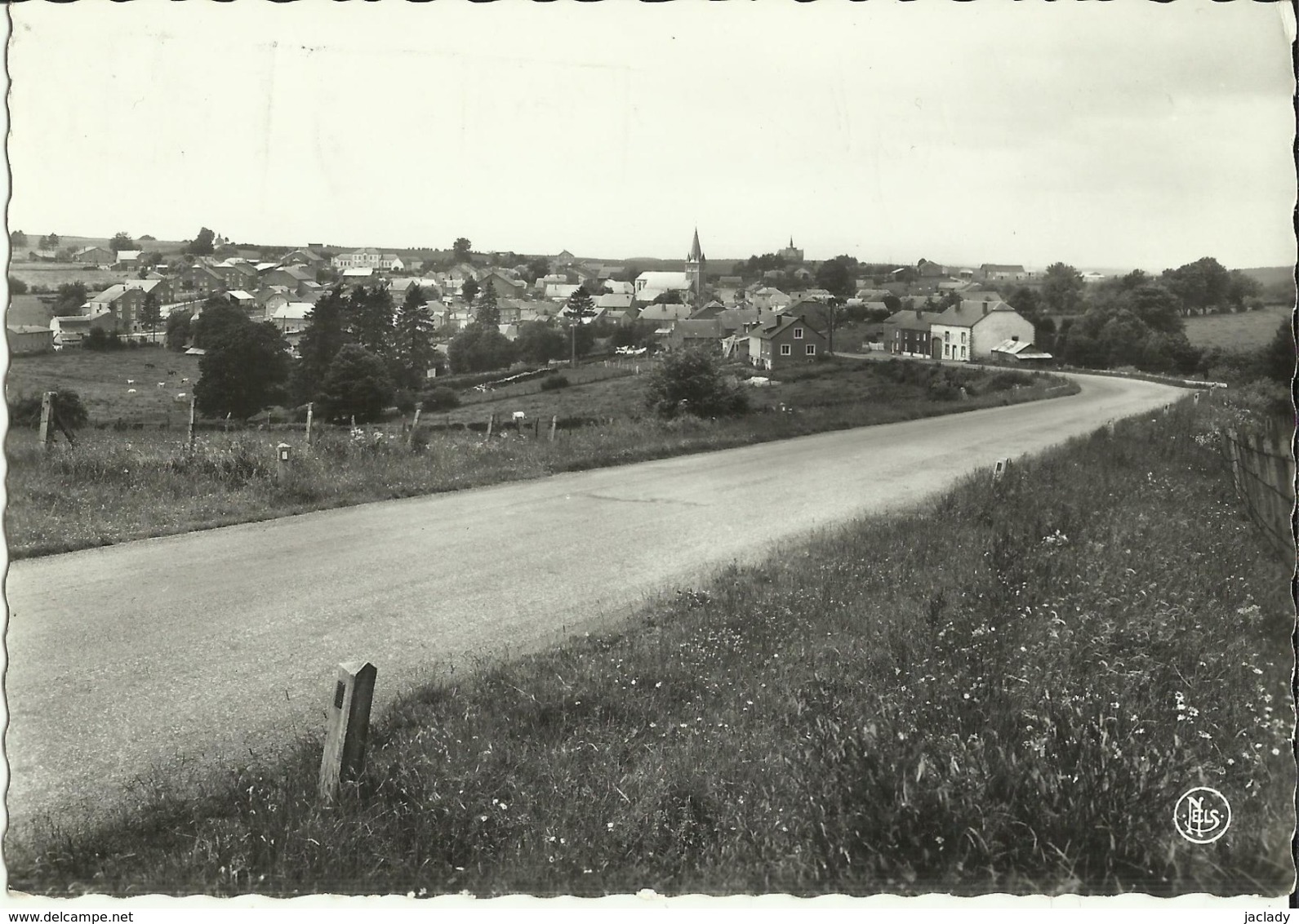 Ochamps -- Panorama Vu De La Route De La Justice.    (2 Scans) - Libin