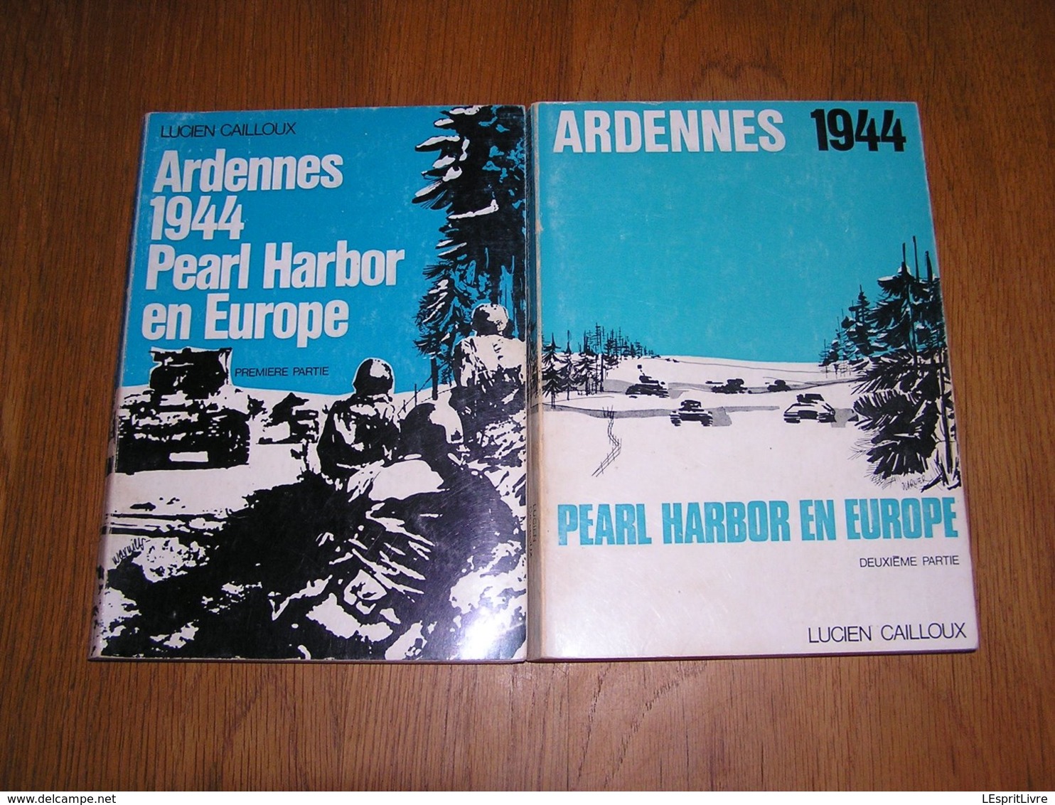 ARDENNES 1944 Pearl Harbor En Europe 2 Tomes Guerre 40 45 Bataille Des Ardennes Ourthe Malmédy Verdenne Amblève Gleize - Oorlog 1939-45