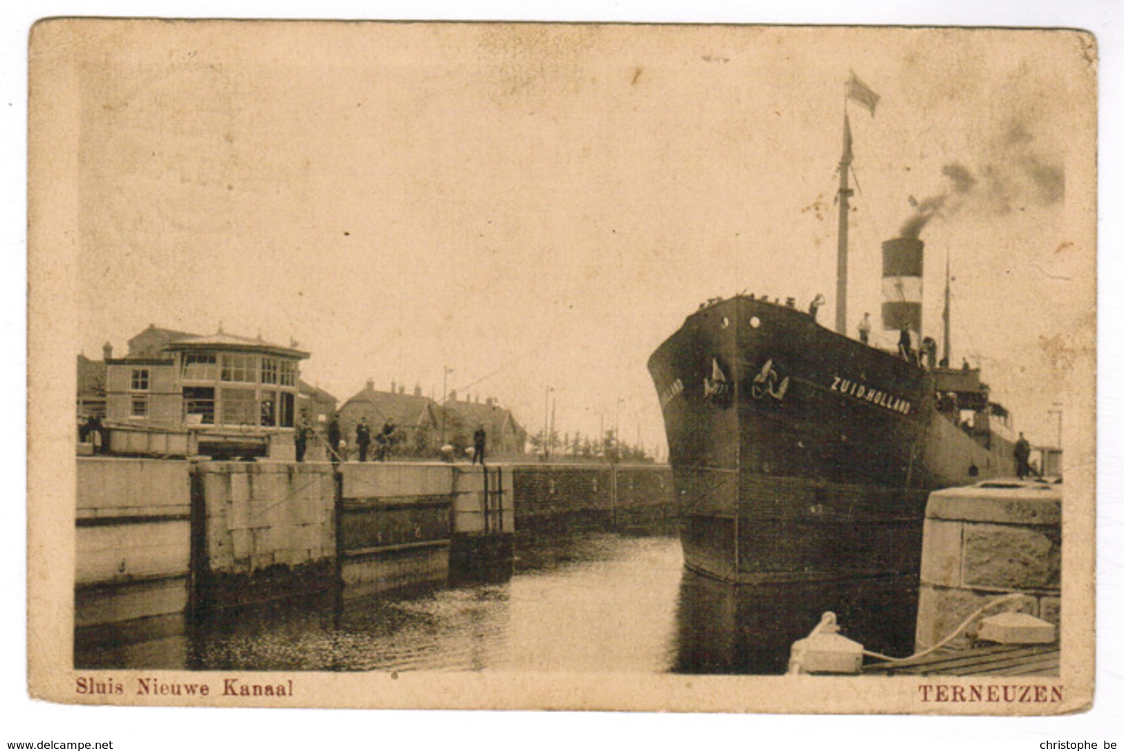 Terneuzen, Sluis, Nieuwe Kanaal (pk63228) - Terneuzen