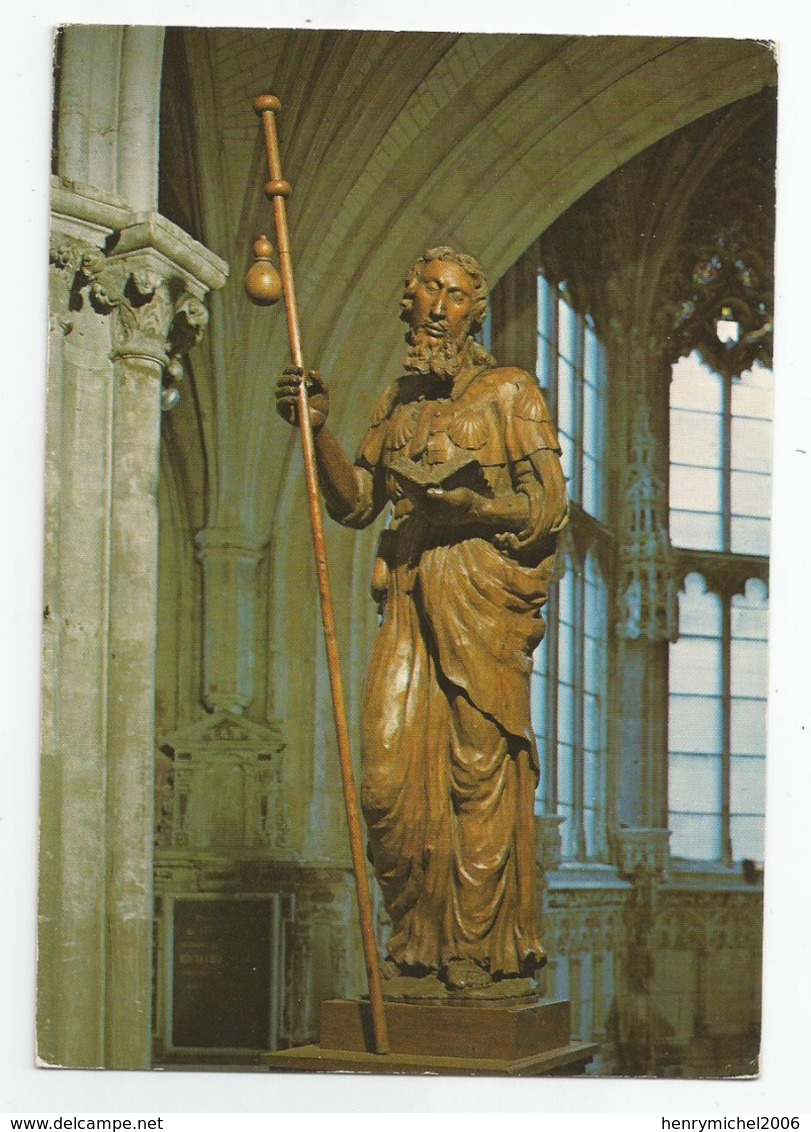 76 Dieppe église St Jacques Statue En Bois Du 17 E Siècle - Dieppe