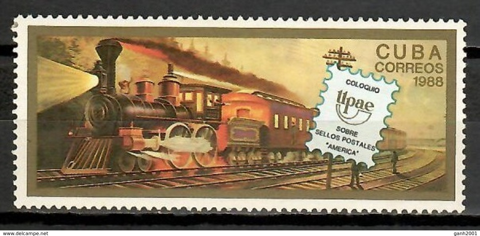 Cuba 1988 / Railways Trains UPAEP MNH Trenes Ferrocarriles Züge / Cu11714  C1-13 - Trains