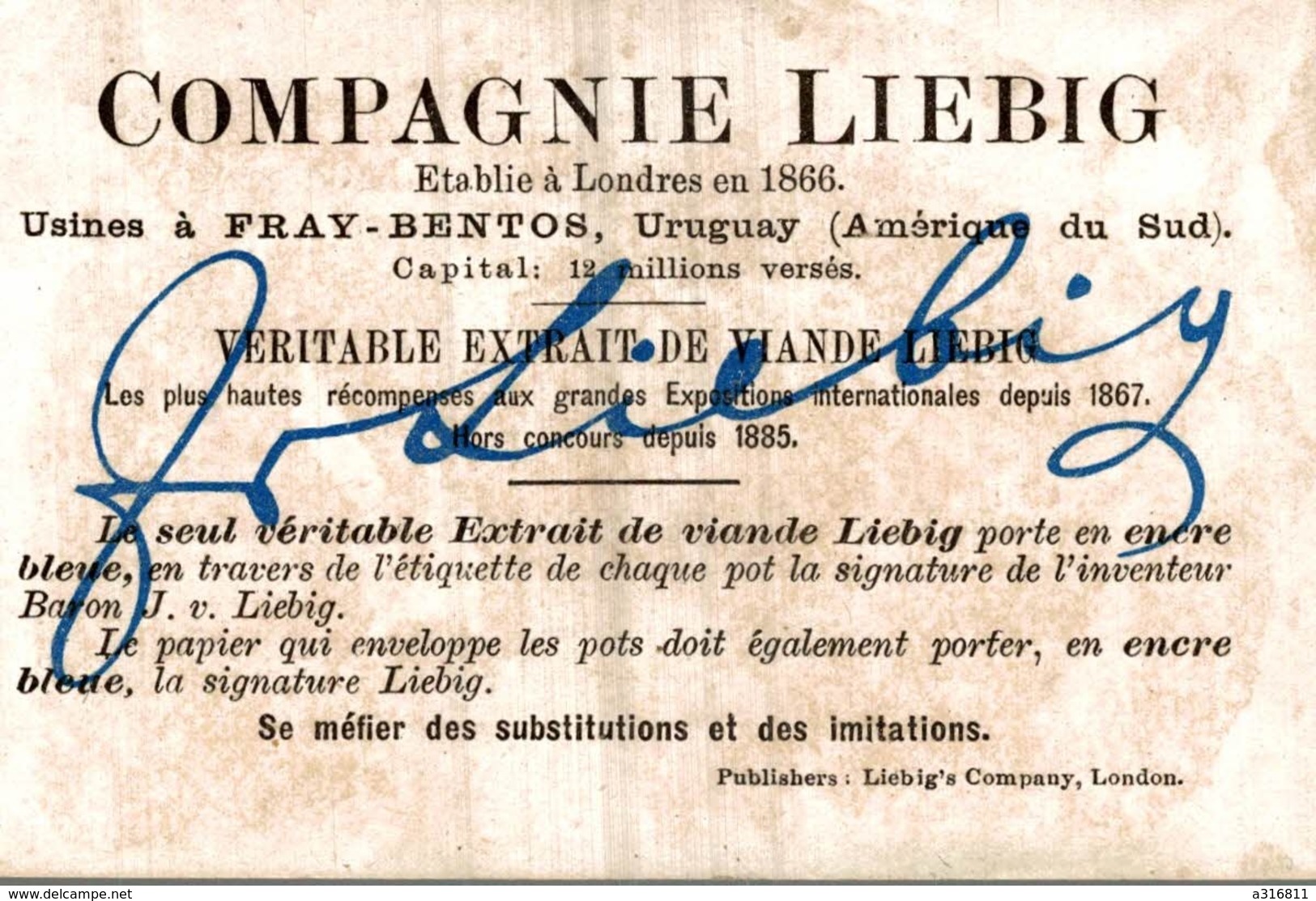 LIEBIG  Gamin Joueur De Tambour - Liebig