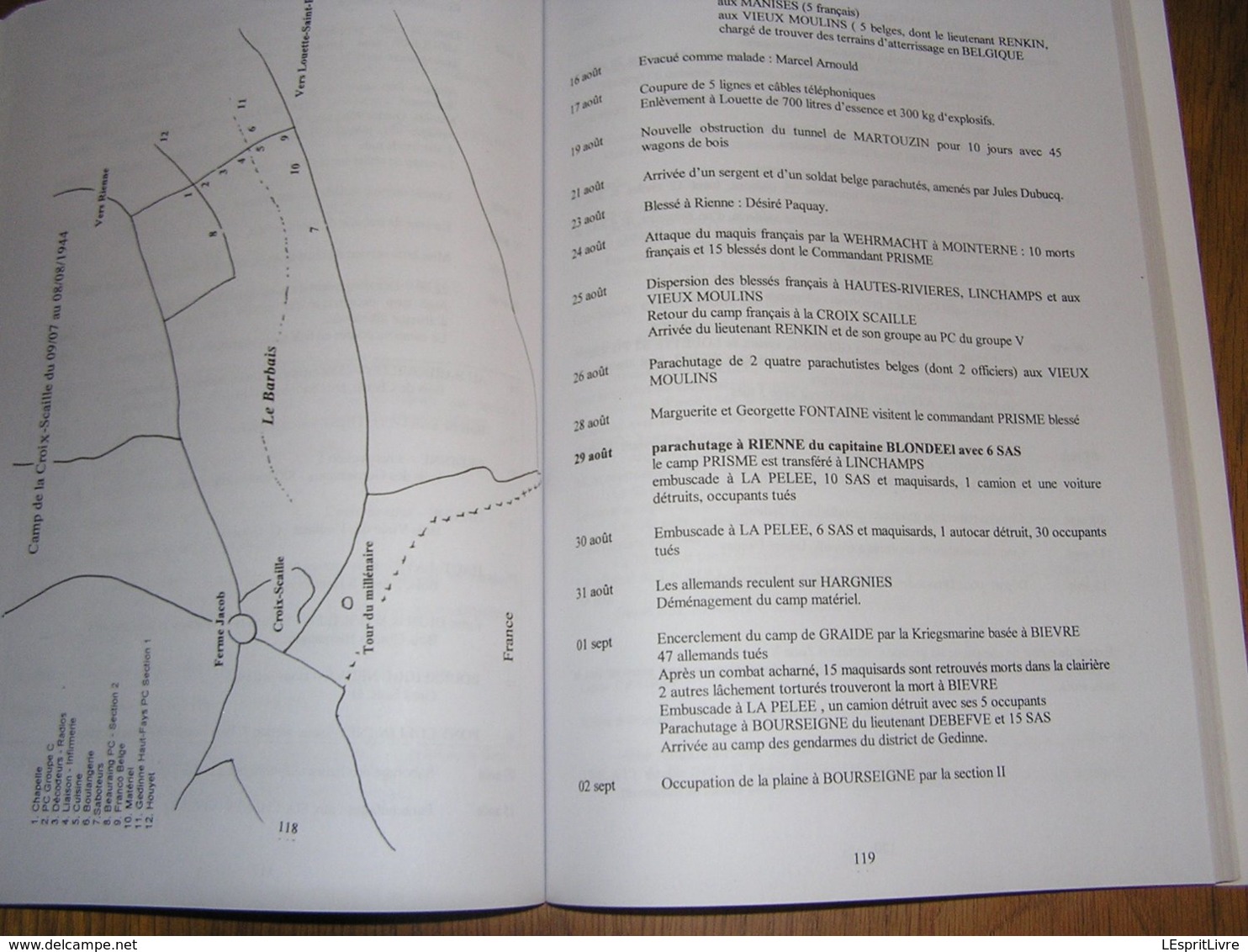 CERCLE D' ETUDES HISTORIQUES DE GEDINNE 7 Régionalisme Gare Vicinal Maquis AS Guerre 40 45 Bourseigne Neuve Crash Avion