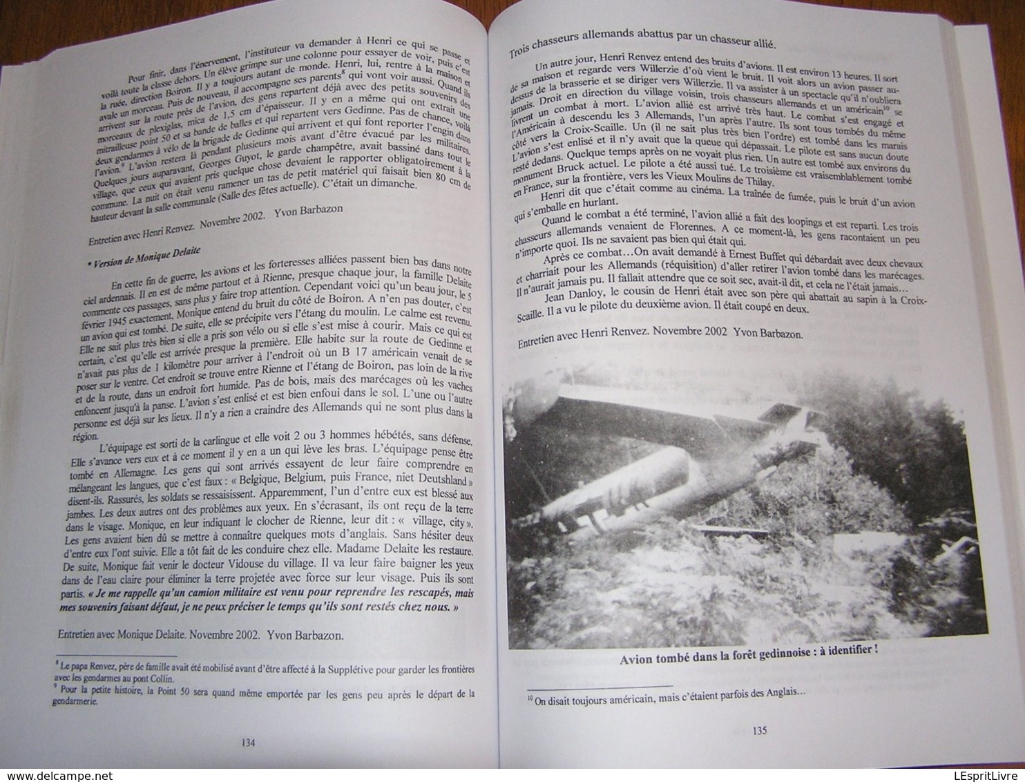 CERCLE D' ETUDES HISTORIQUES DE GEDINNE 7 Régionalisme Gare Vicinal Maquis AS Guerre 40 45 Bourseigne Neuve Crash Avion