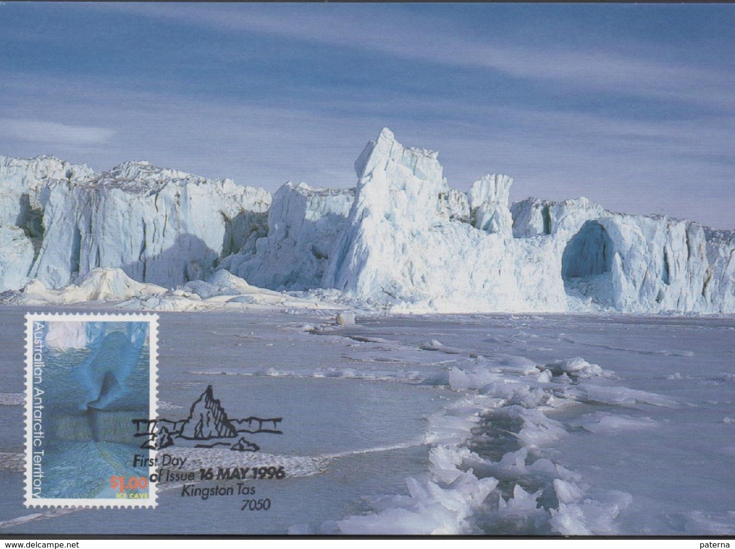 3451 Maxima  Antarctic Territory (AAT) 1996, Glaciares - Maximum Cards