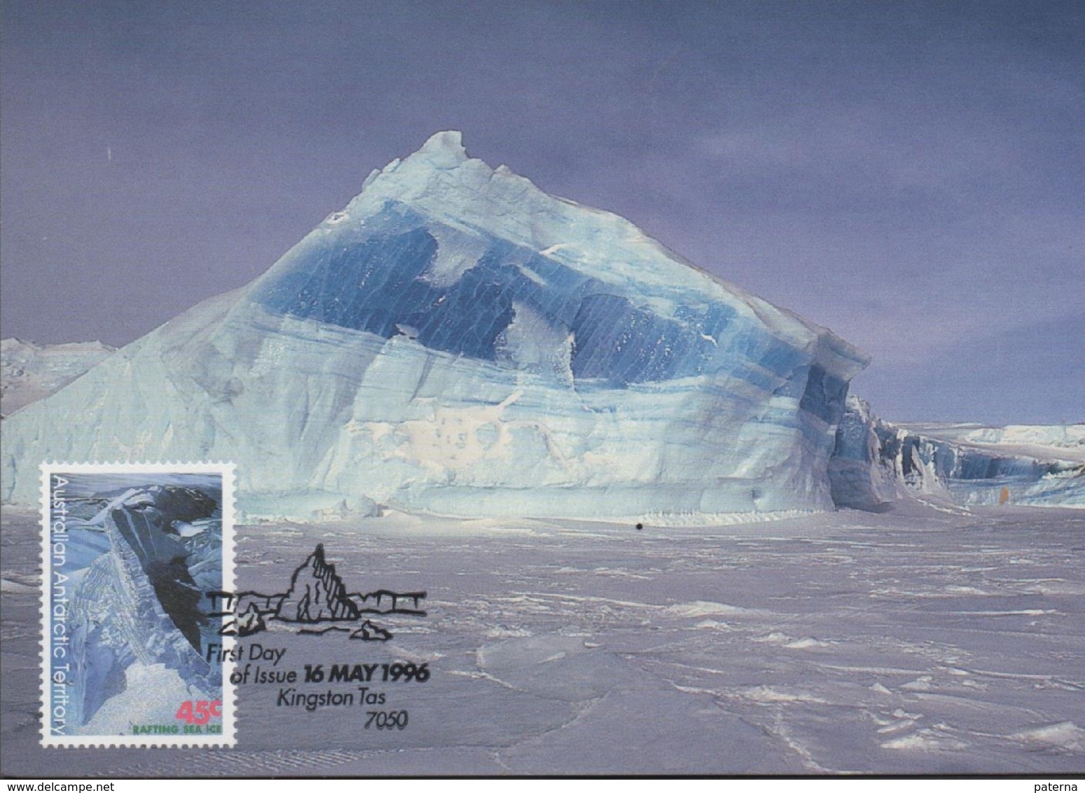 3451 Maxima  Antarctic Territory (AAT) 1996, Glaciares - Maximum Cards