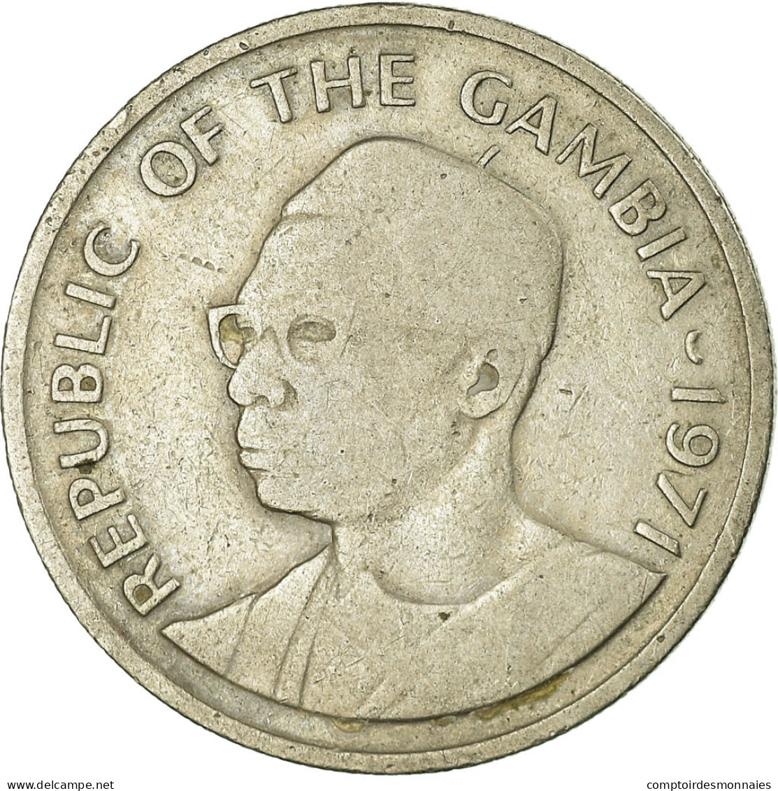 Monnaie, GAMBIA, THE, 25 Bututs, 1971, TB, Copper-nickel, KM:11 - Gambia