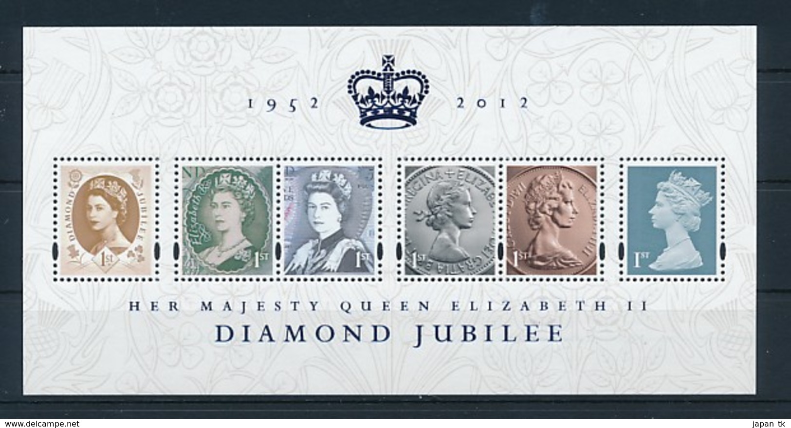 GROßBRITANIEN Mi. Nr.  Block 73 60. Jahrestag Der Thronbesteigung Von Königin Elizabeth II - Siehe Scan - MNH - Unused Stamps