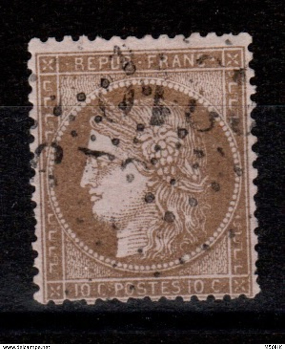 Ceres - YV 54a (foncé) Pas Aminci Cote 18 Euros - 1871-1875 Cérès