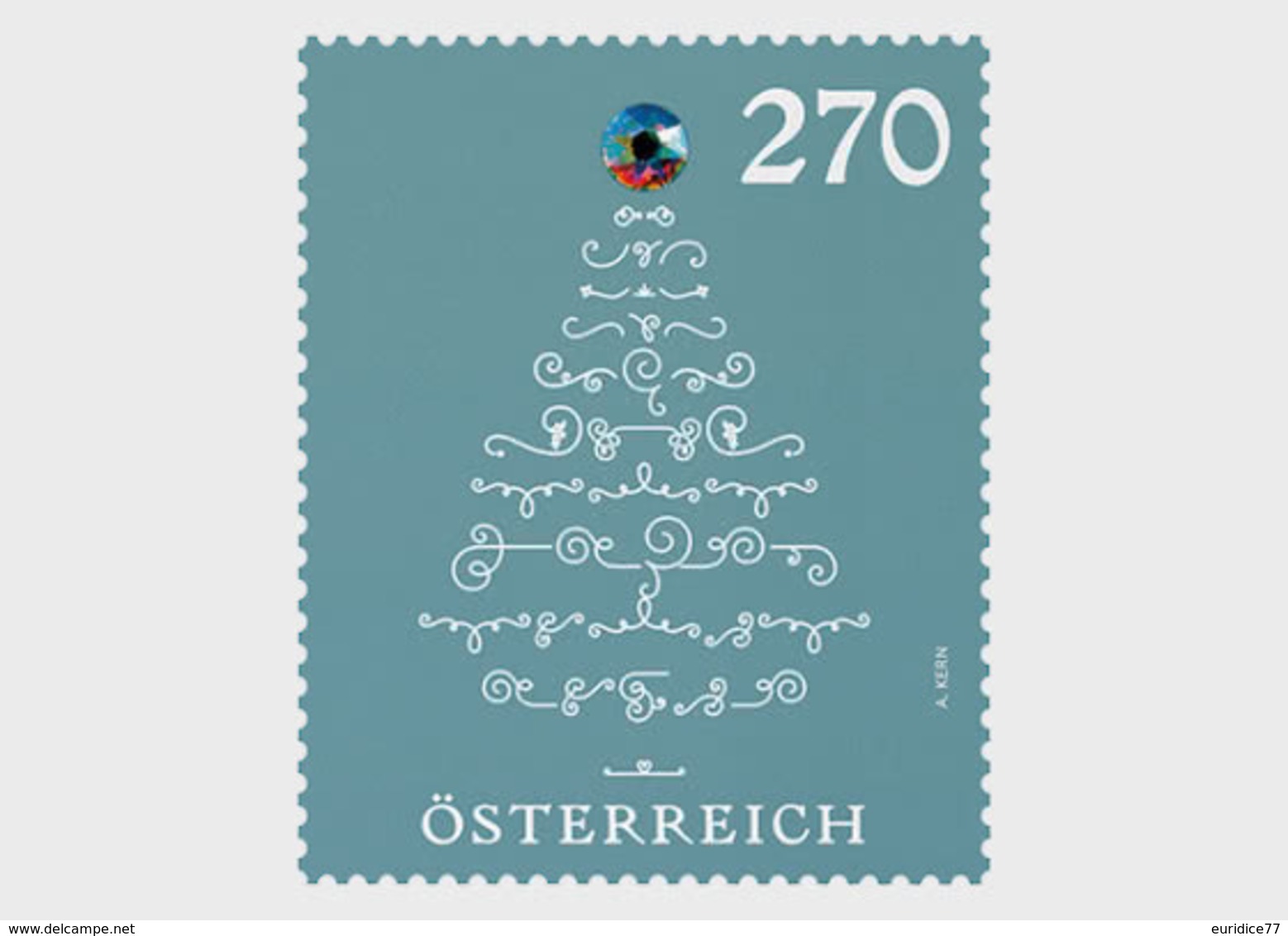 Austria 2019 - Christmas 2019 – Christmas Tree With Crystal Mnh - Nuevos