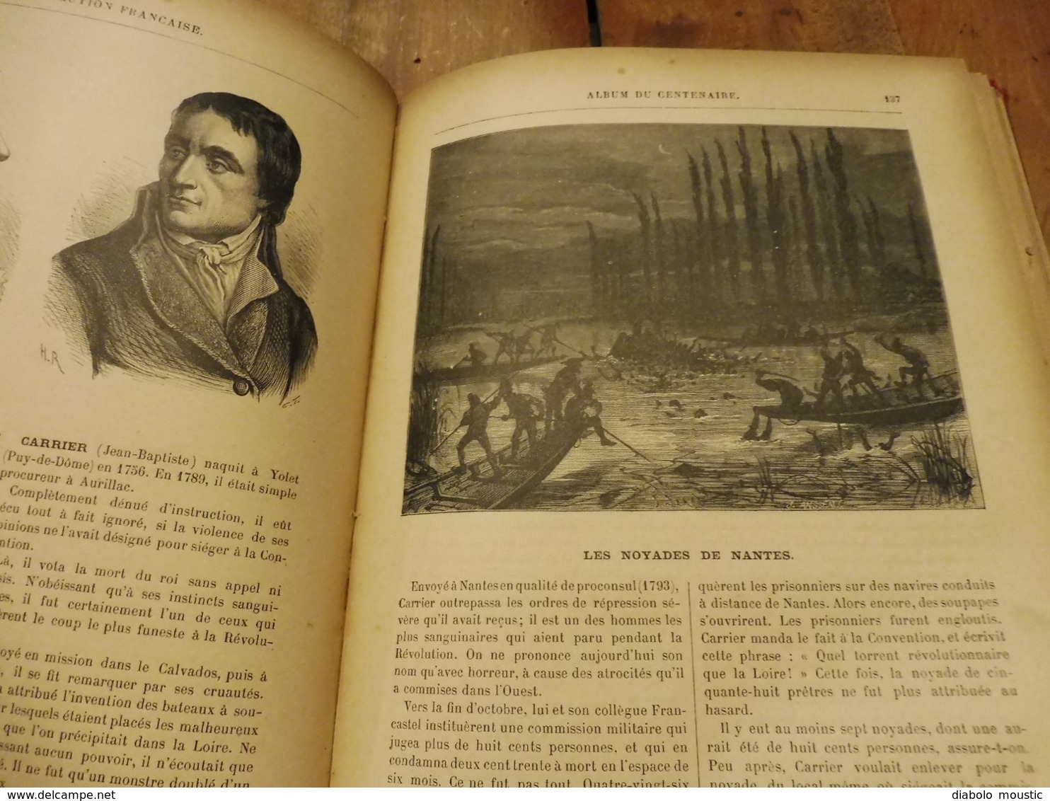 1892  RÉVOLUTION FRANÇAISE (Album Du Centenaire): Les Grands Hommes Et Les Grands Faits - 436 Gravures Sur Bois, - 1801-1900