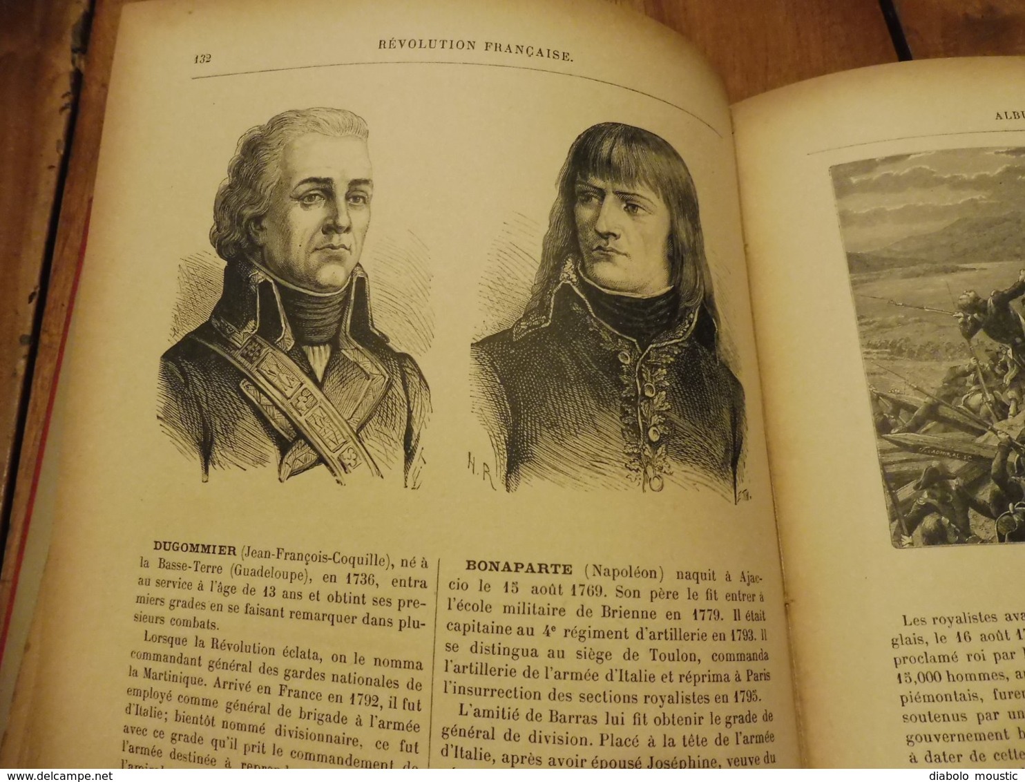 1892  RÉVOLUTION FRANÇAISE (Album du Centenaire): Les Grands Hommes et les Grands Faits - 436 gravures sur bois,