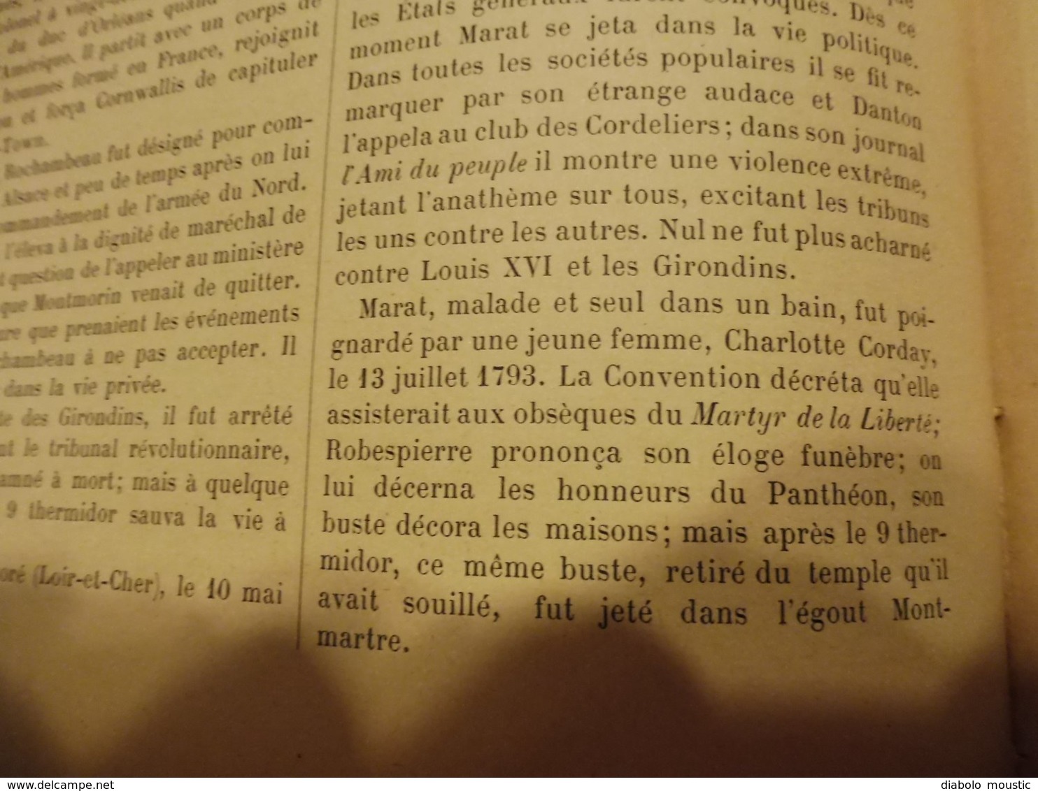 1892  RÉVOLUTION FRANÇAISE (Album du Centenaire): Les Grands Hommes et les Grands Faits - 436 gravures sur bois,