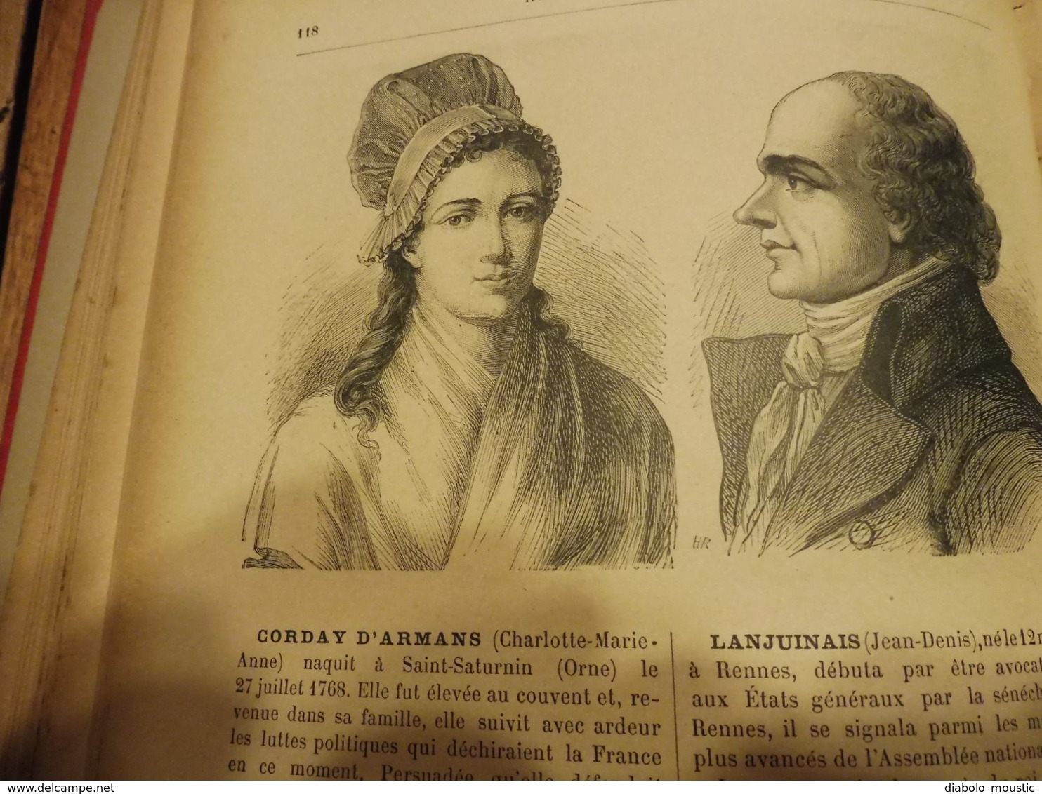 1892  RÉVOLUTION FRANÇAISE (Album du Centenaire): Les Grands Hommes et les Grands Faits - 436 gravures sur bois,