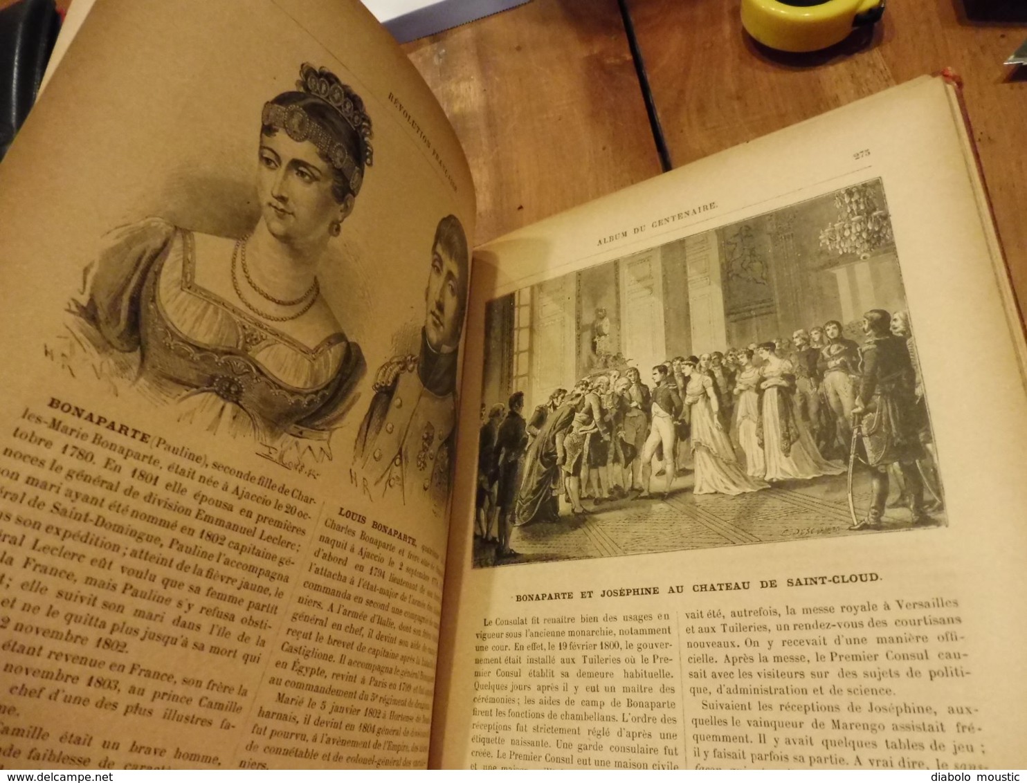 1892  RÉVOLUTION FRANÇAISE (Album du Centenaire): Les Grands Hommes et les Grands Faits - 436 gravures sur bois,