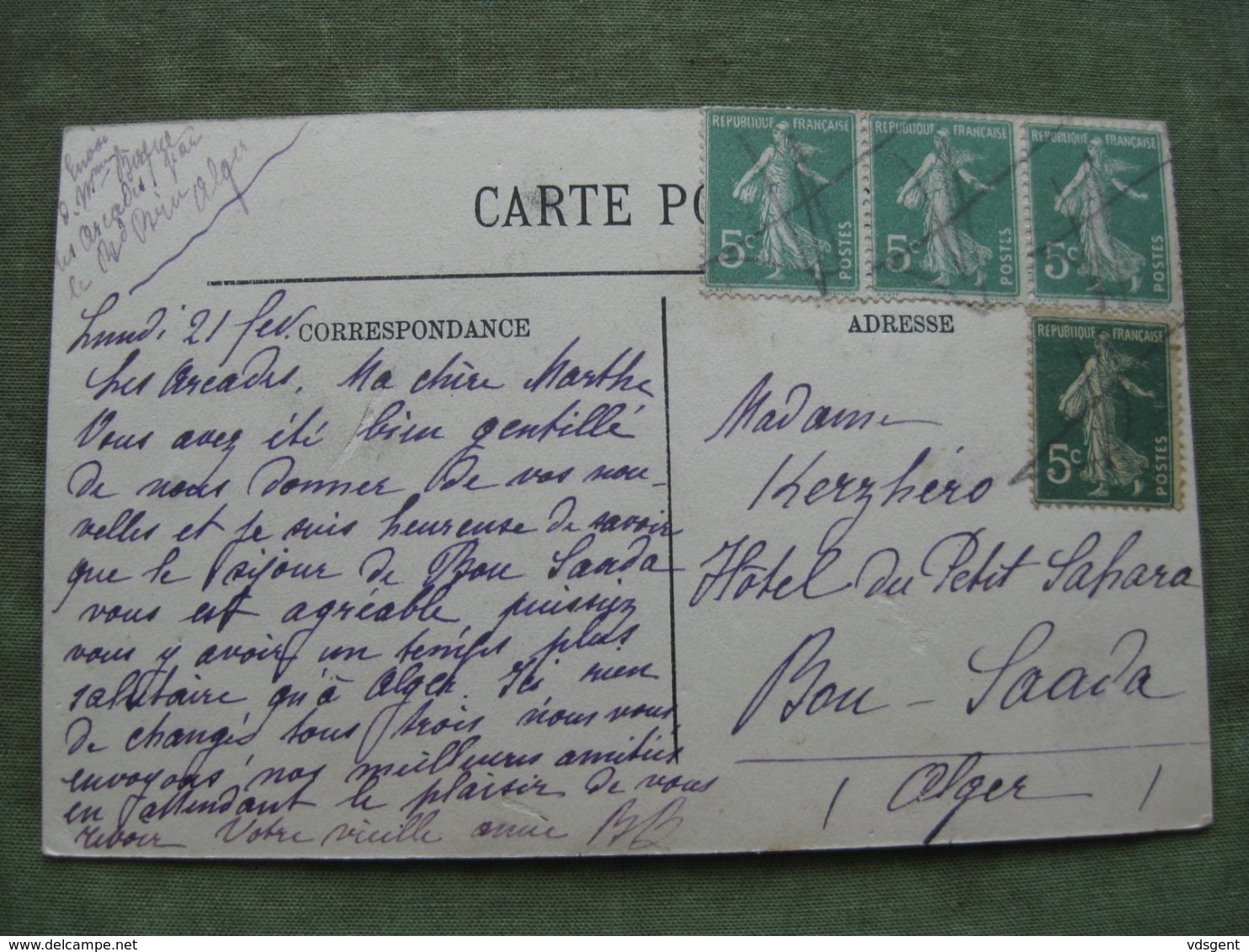 ALGERIE - LOT DE 20 CPA