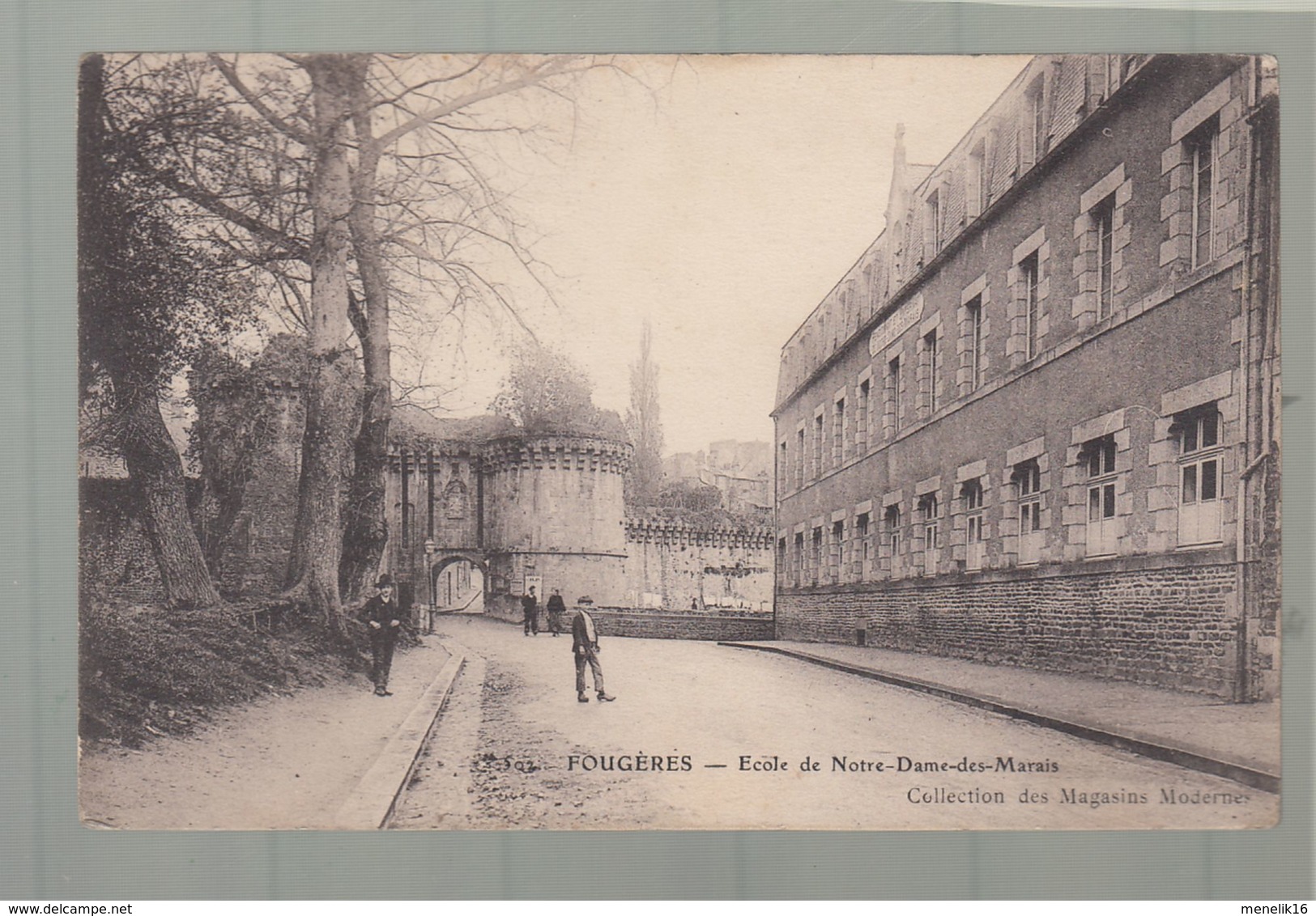 CPA - 35 -  Fougères - Ecole De Notre-Dame-des-Marais - Fougeres