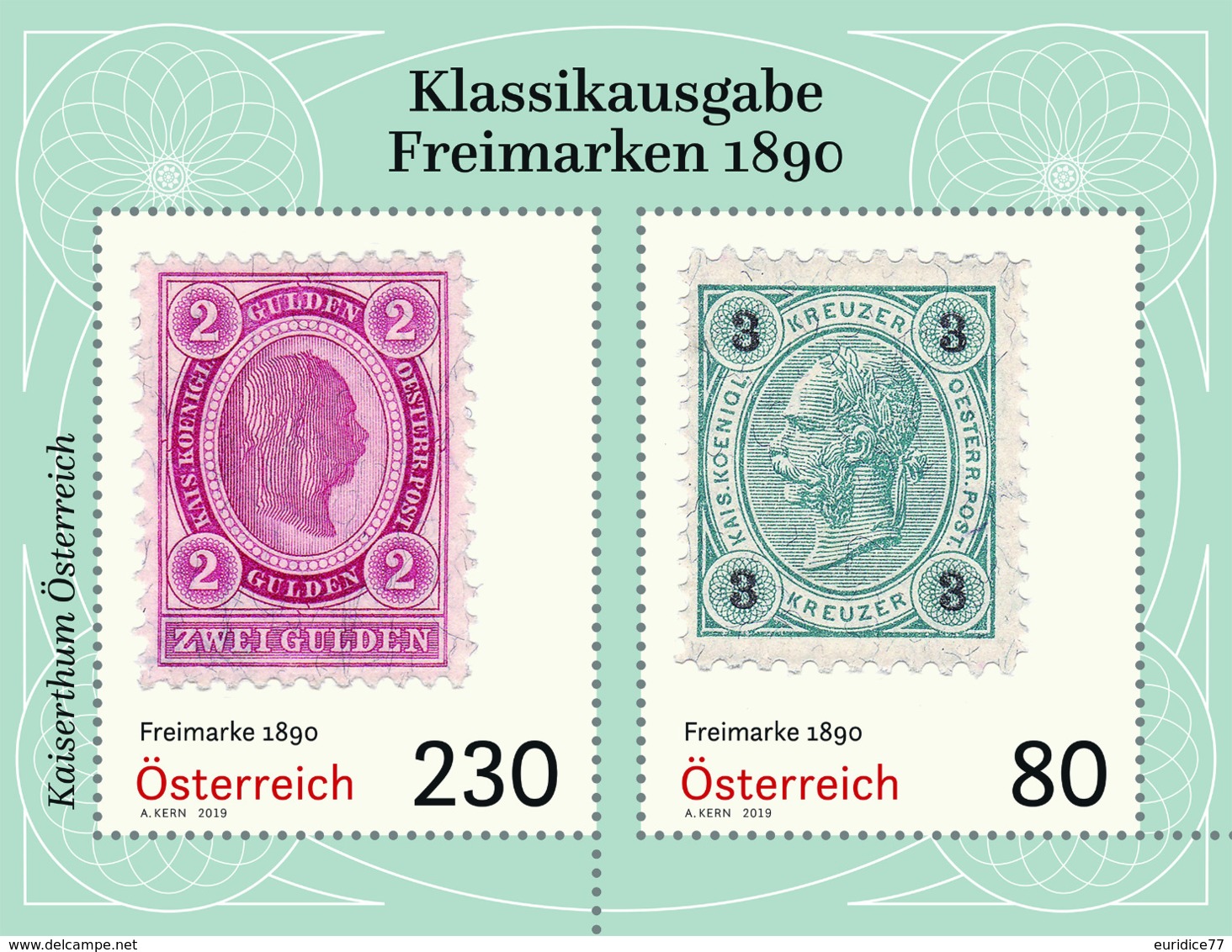 Austria 2019 - Freimarken 1890 Miniature Sheet Mmh - Nuevos