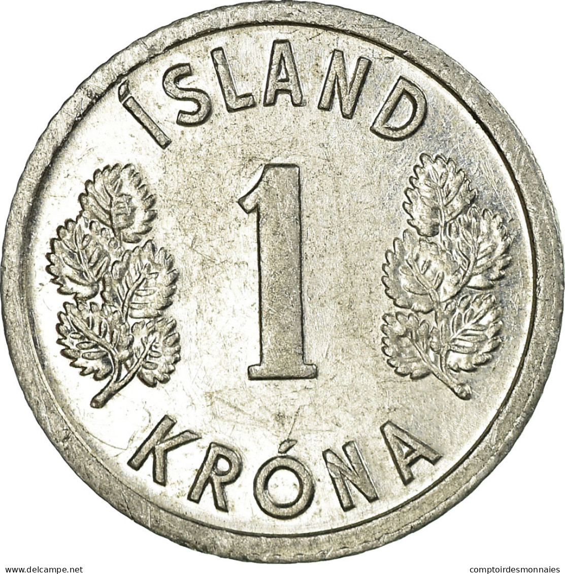 Monnaie, Iceland, Krona, 1976, TTB, Aluminium, KM:23 - Iceland