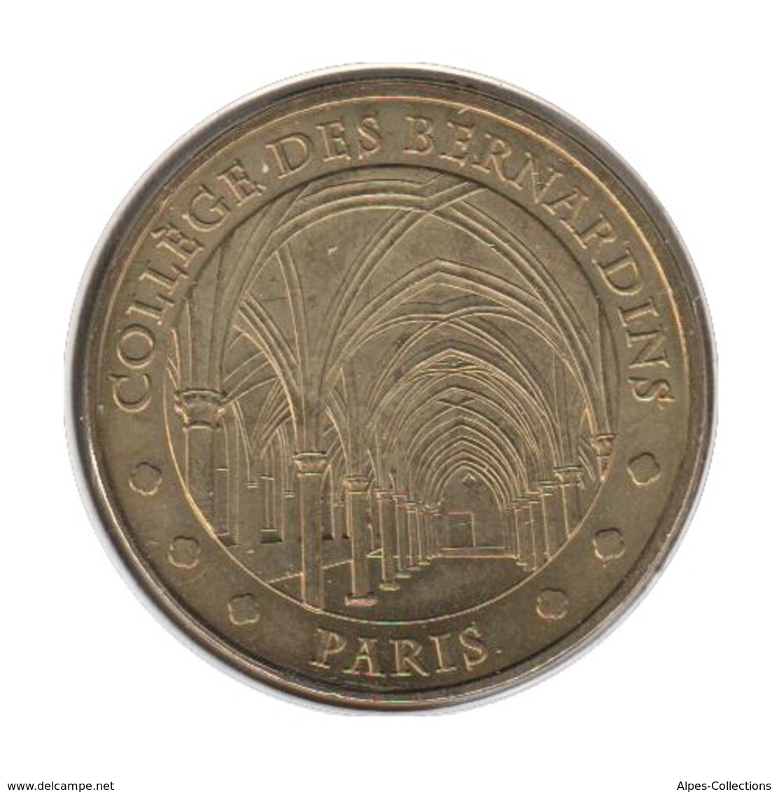 75042 - MEDAILLE TOURISTIQUE MONNAIE DE PARIS 75005 - Collège Bernardins - 2012 - 2012